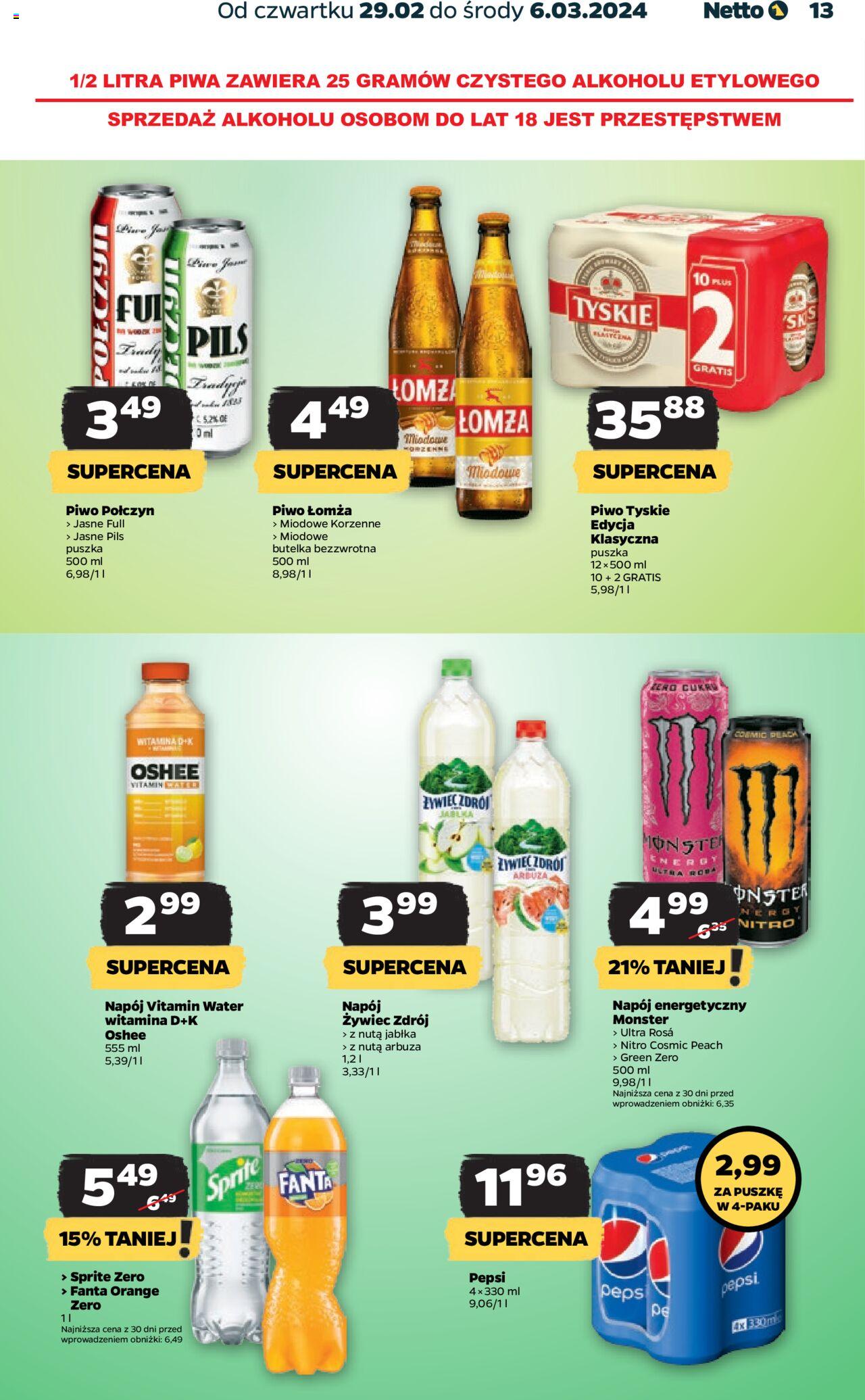 NETTO Gazetka ważna od 29.02.2024 do 06.03.2024 strona 13