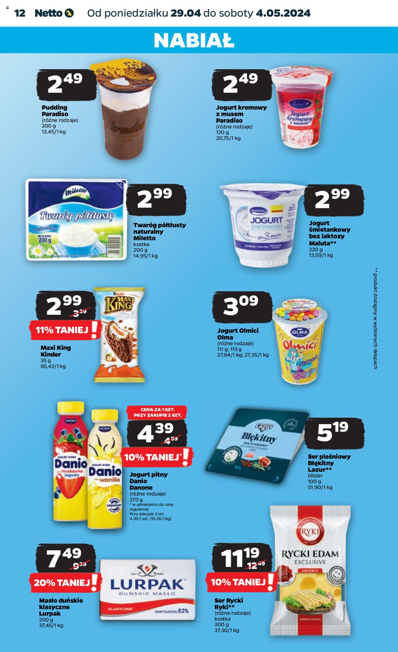 NETTO Gazetka ważna od 29.04.2024 do 04.05.2024 strona 12
