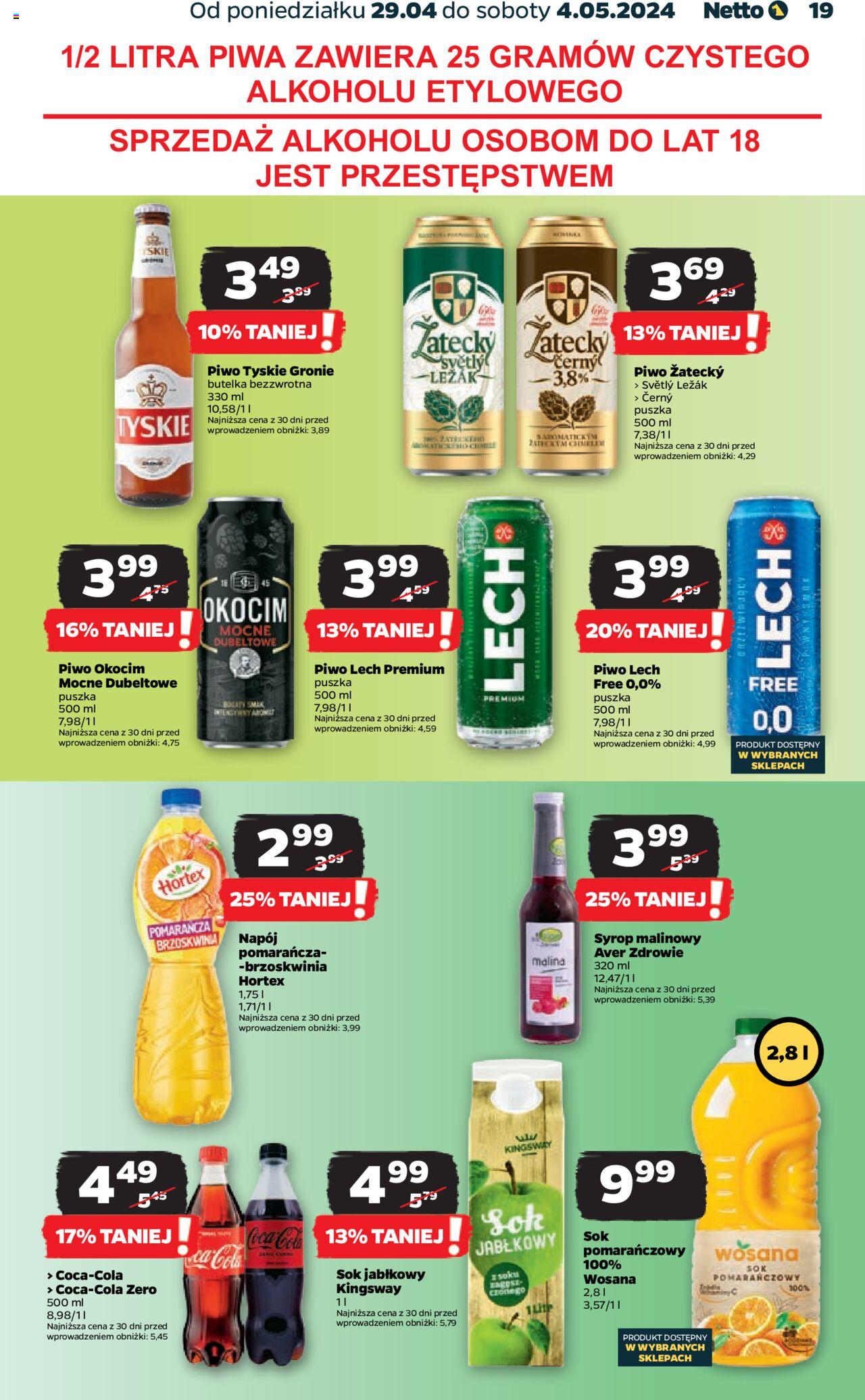 NETTO Gazetka ważna od 29.04.2024 do 04.05.2024 strona 19