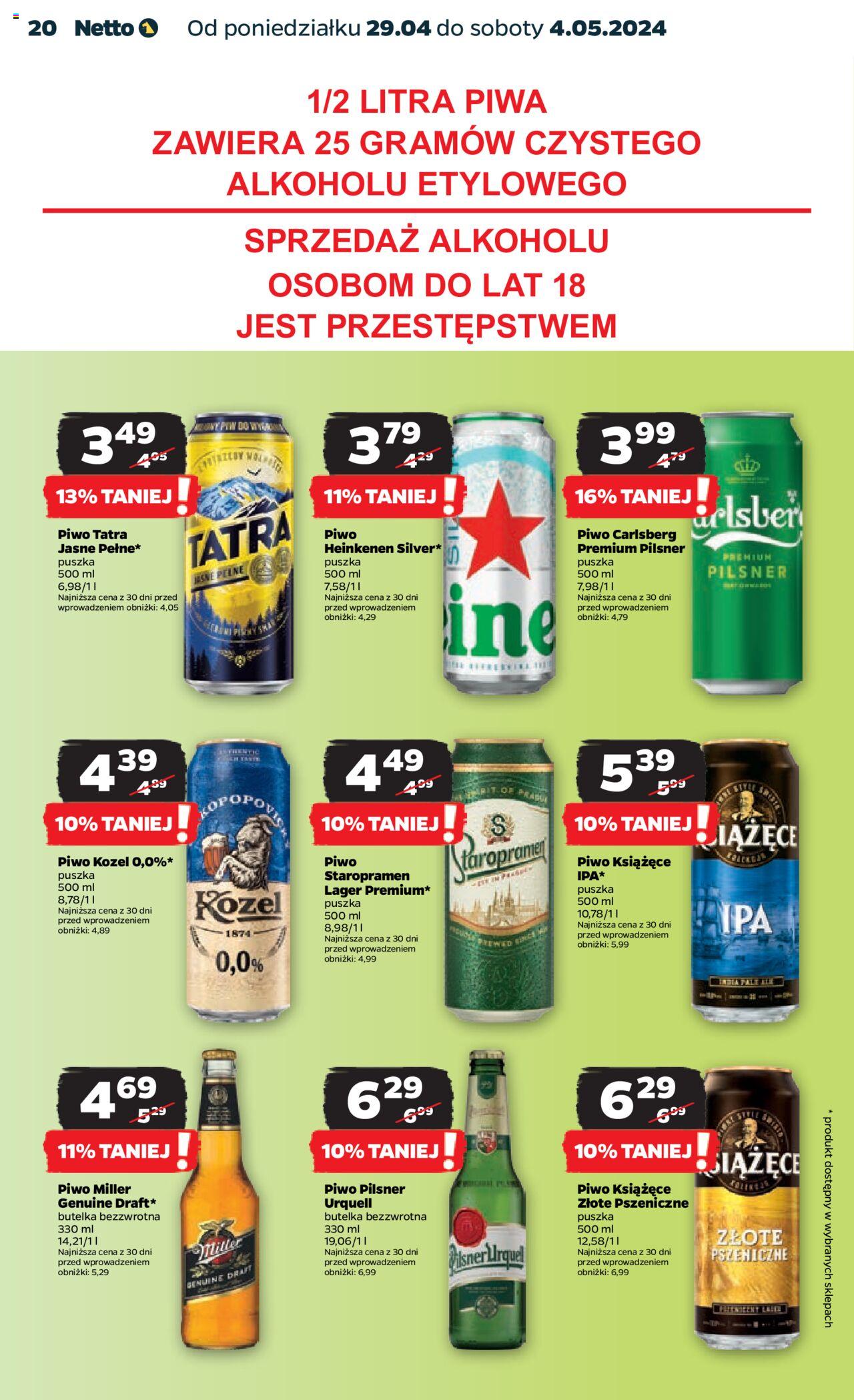 NETTO Gazetka ważna od 29.04.2024 do 04.05.2024 strona 20