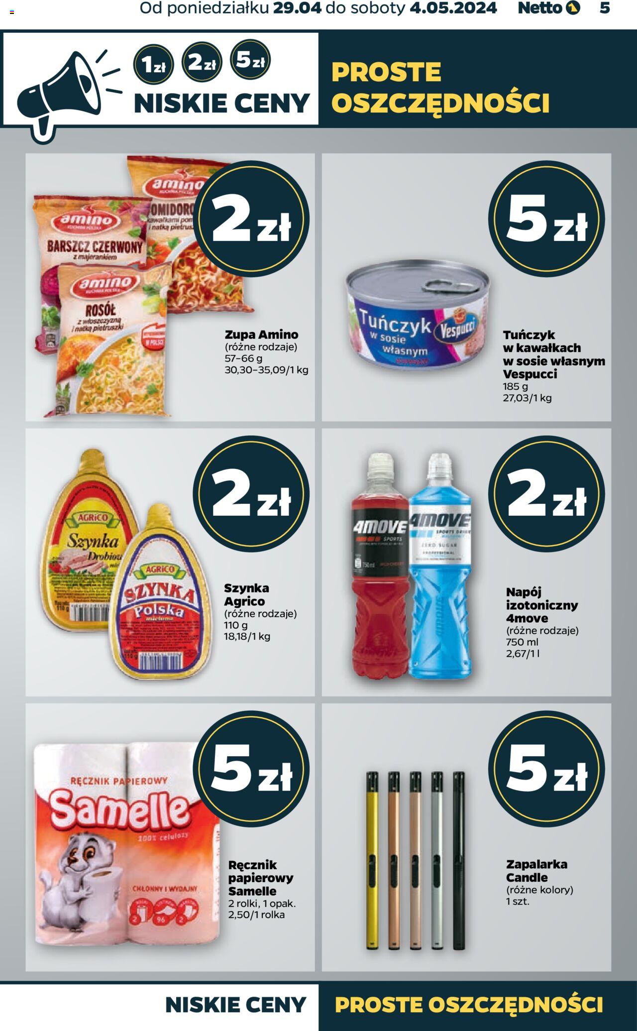 NETTO Gazetka ważna od 29.04.2024 do 04.05.2024 strona 5