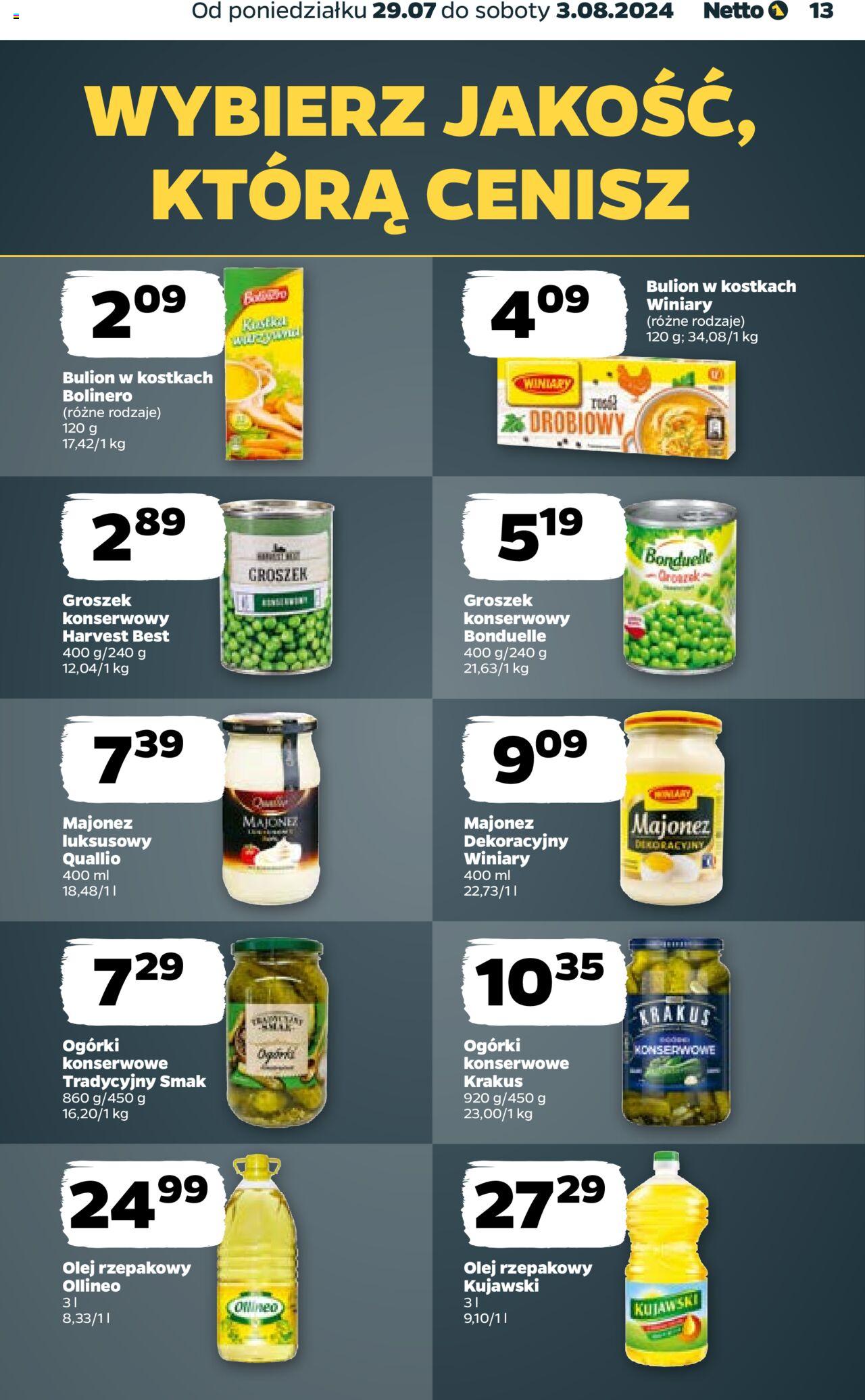  NETTO Gazetka ważna od 29.07.2024 do 03.08.2024 strona 13