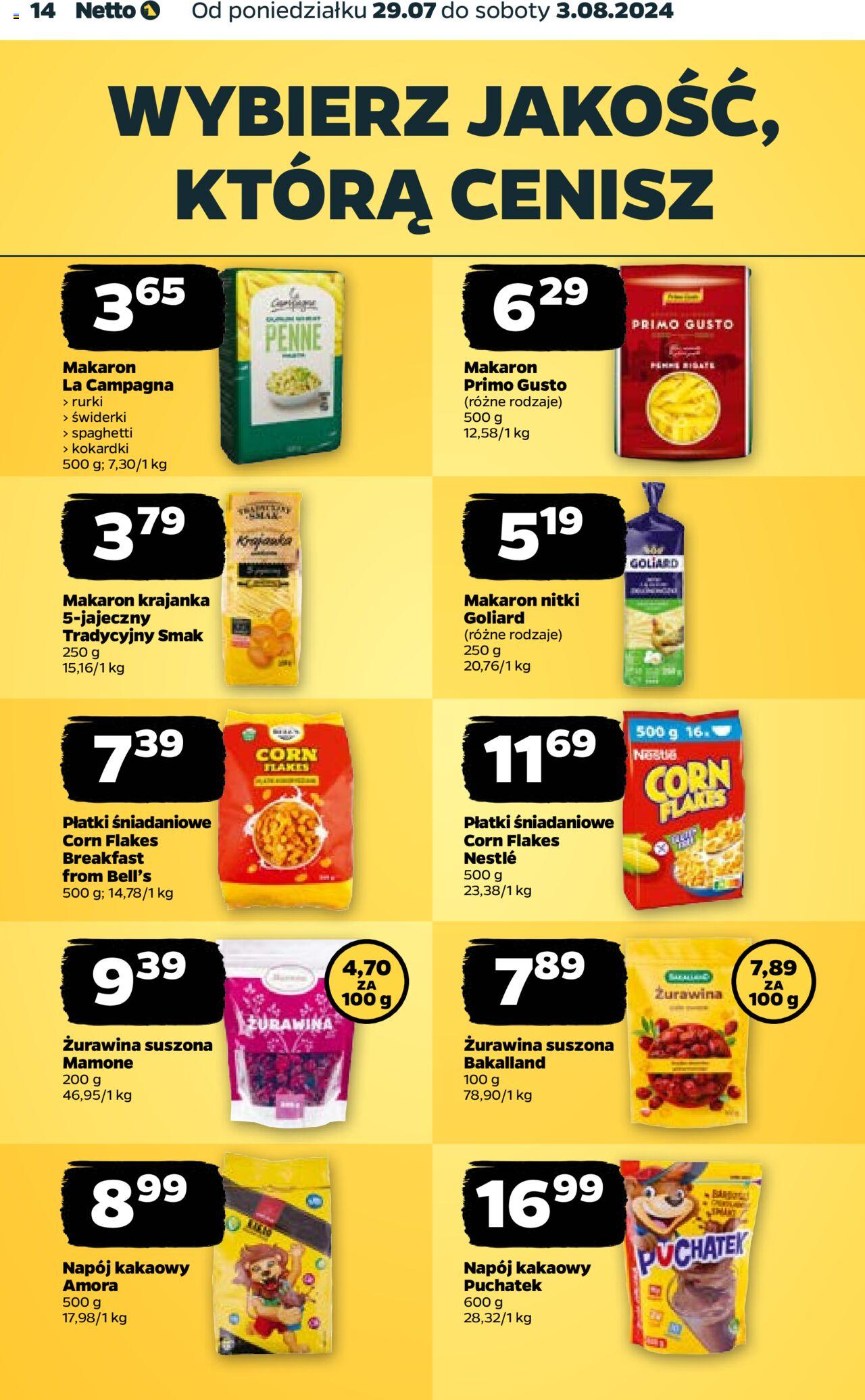  NETTO Gazetka ważna od 29.07.2024 do 03.08.2024 strona 14