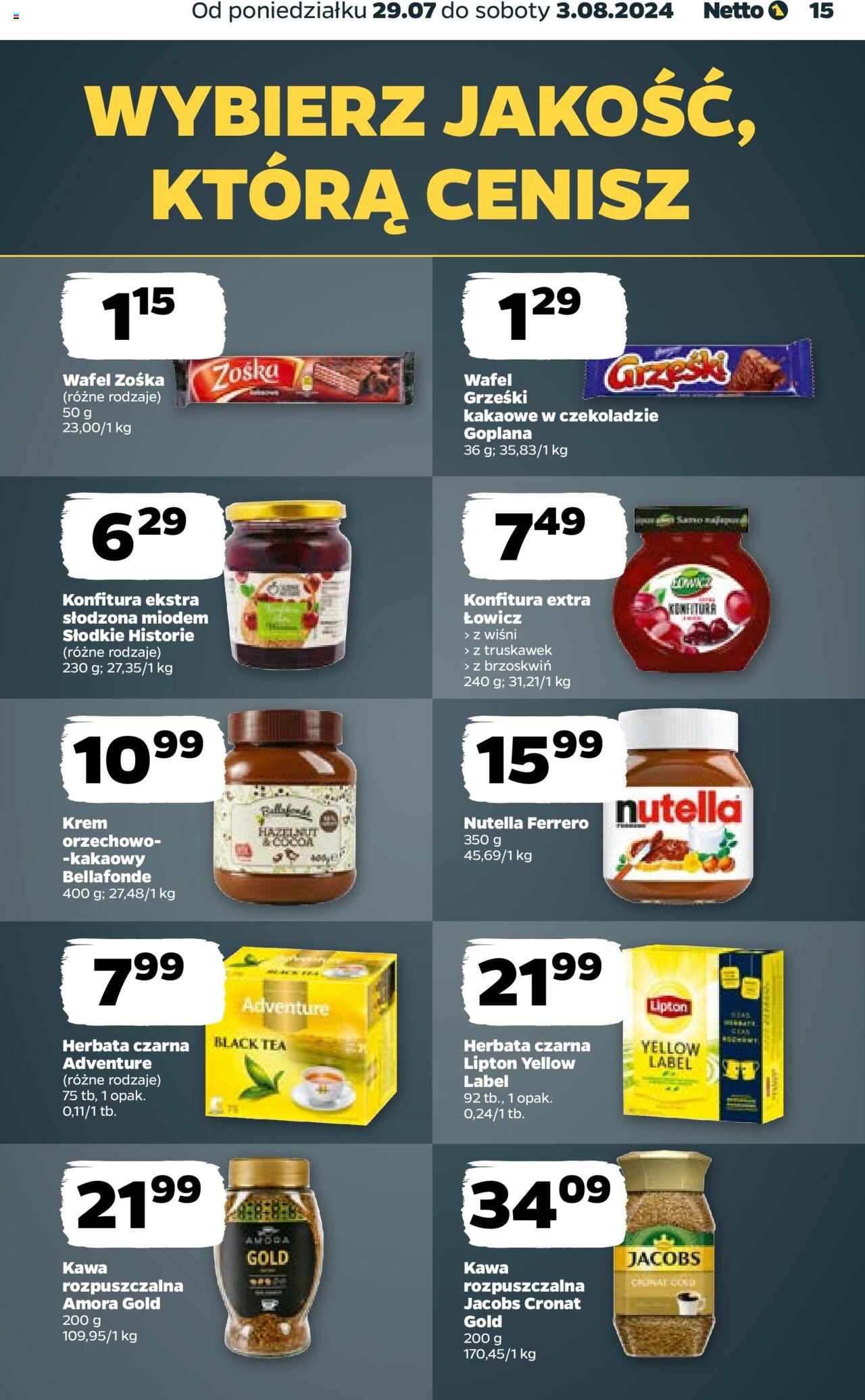  NETTO Gazetka ważna od 29.07.2024 do 03.08.2024 strona 15