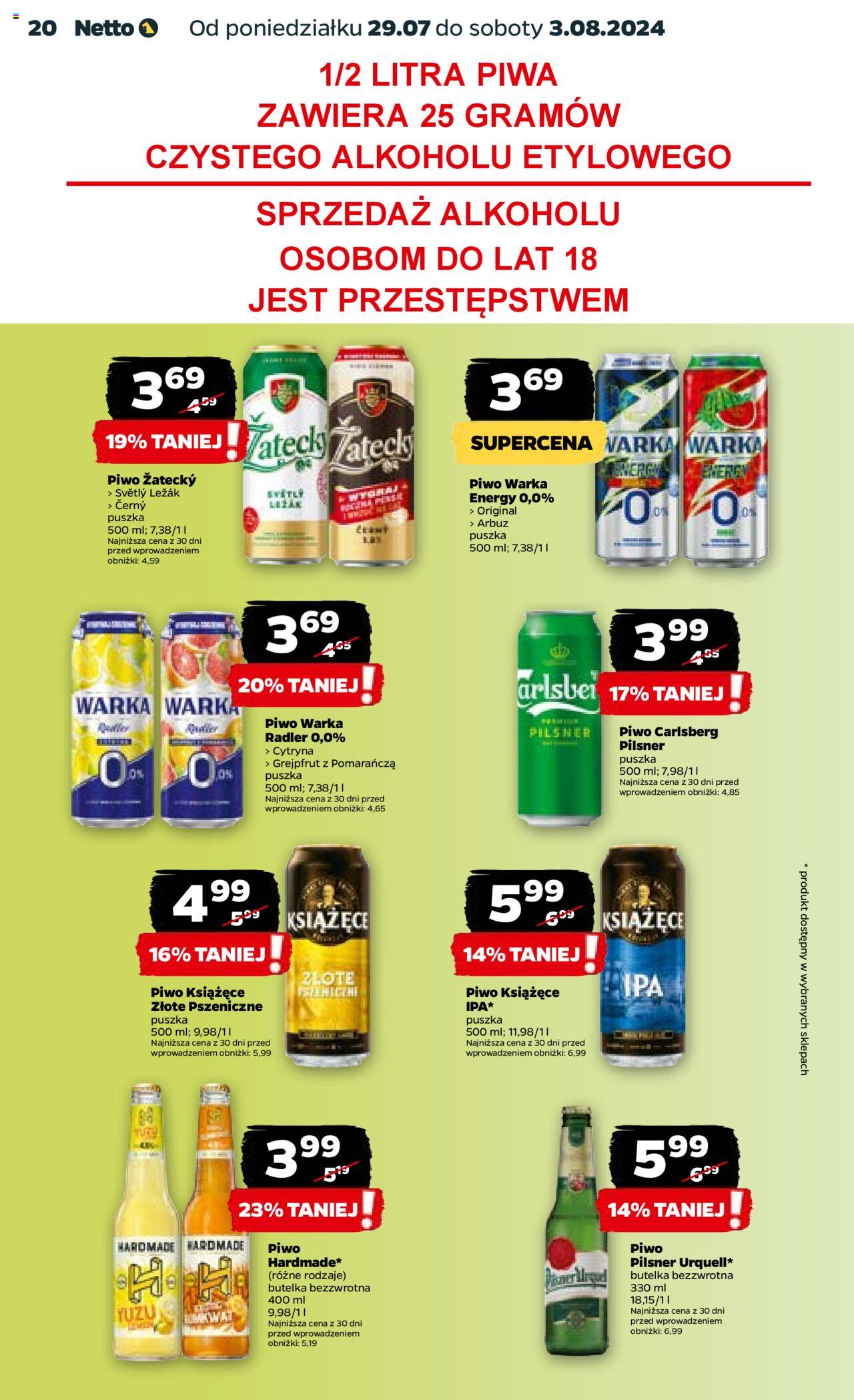  NETTO Gazetka ważna od 29.07.2024 do 03.08.2024 strona 20