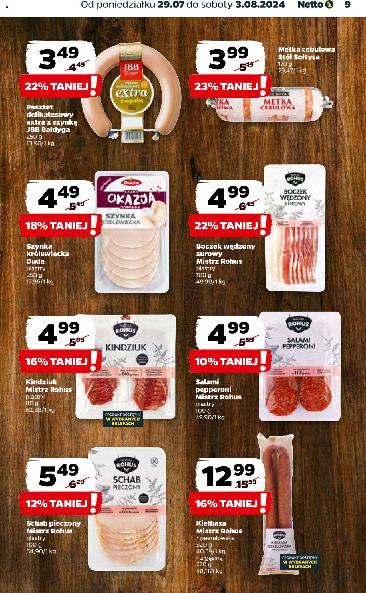  NETTO Gazetka ważna od 29.07.2024 do 03.08.2024 strona 9