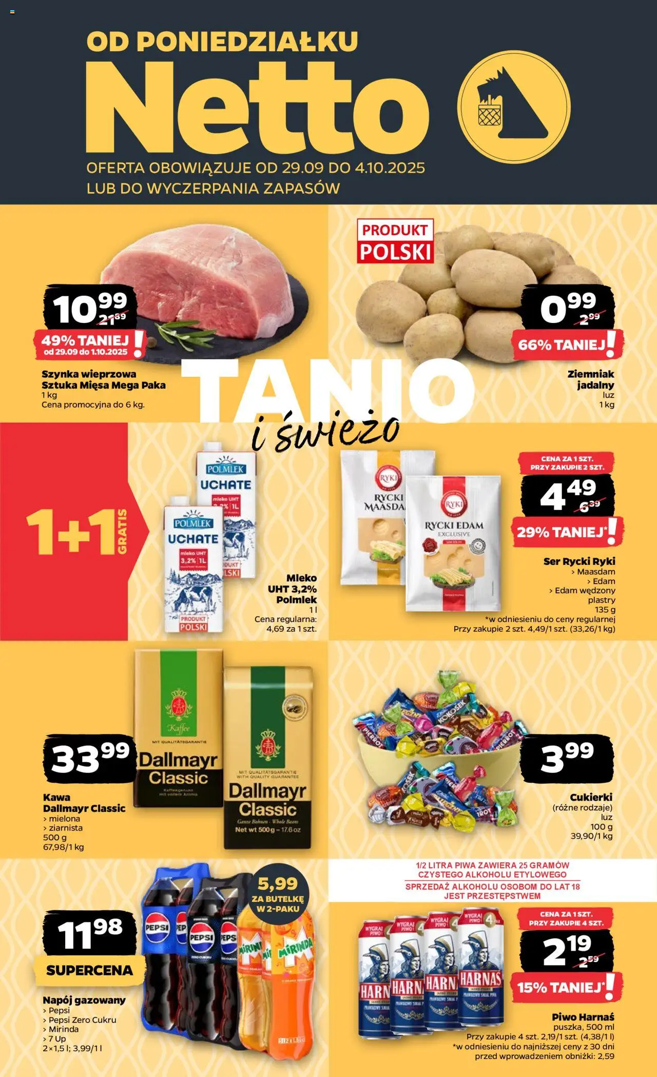 NETTO Gazetka ważna od 29.09.2025 do 04.10.2025 strona 1