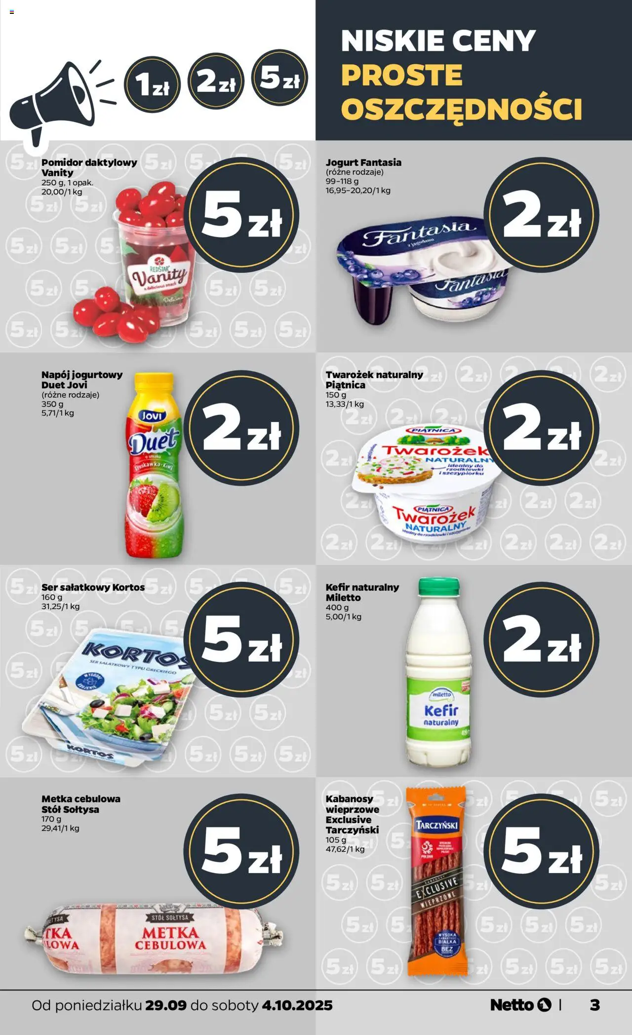 NETTO Gazetka ważna od 29.09.2025 do 04.10.2025 strona 3