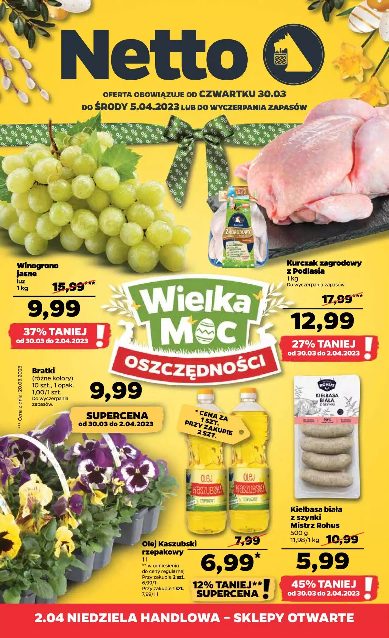 NETTO Gazetka ważna  od 30.03.2023 do 05.04.2023 strona 1