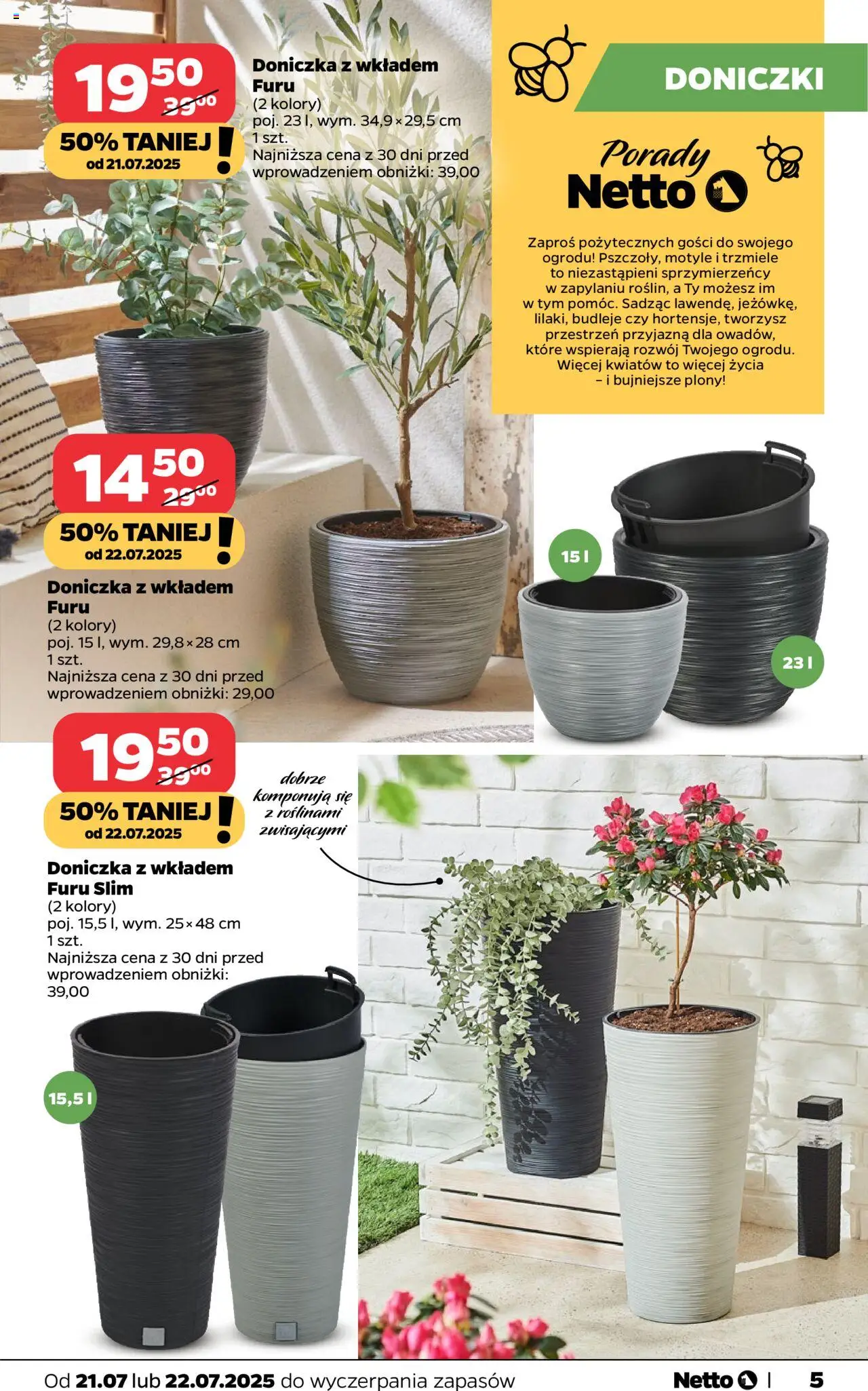 NETTO Katalog Ogród ważna od  21.07.2025 do 26.07.2025 strona 5