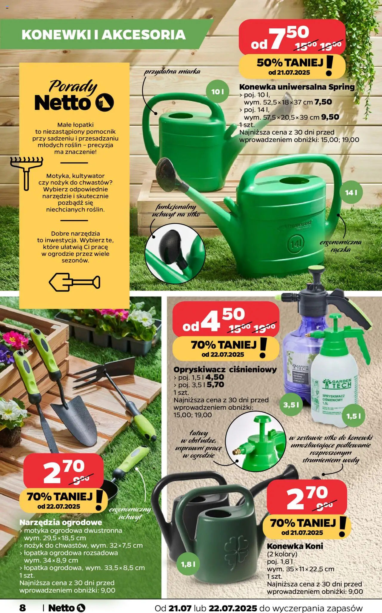 NETTO Katalog Ogród ważna od  21.07.2025 do 26.07.2025 strona 8