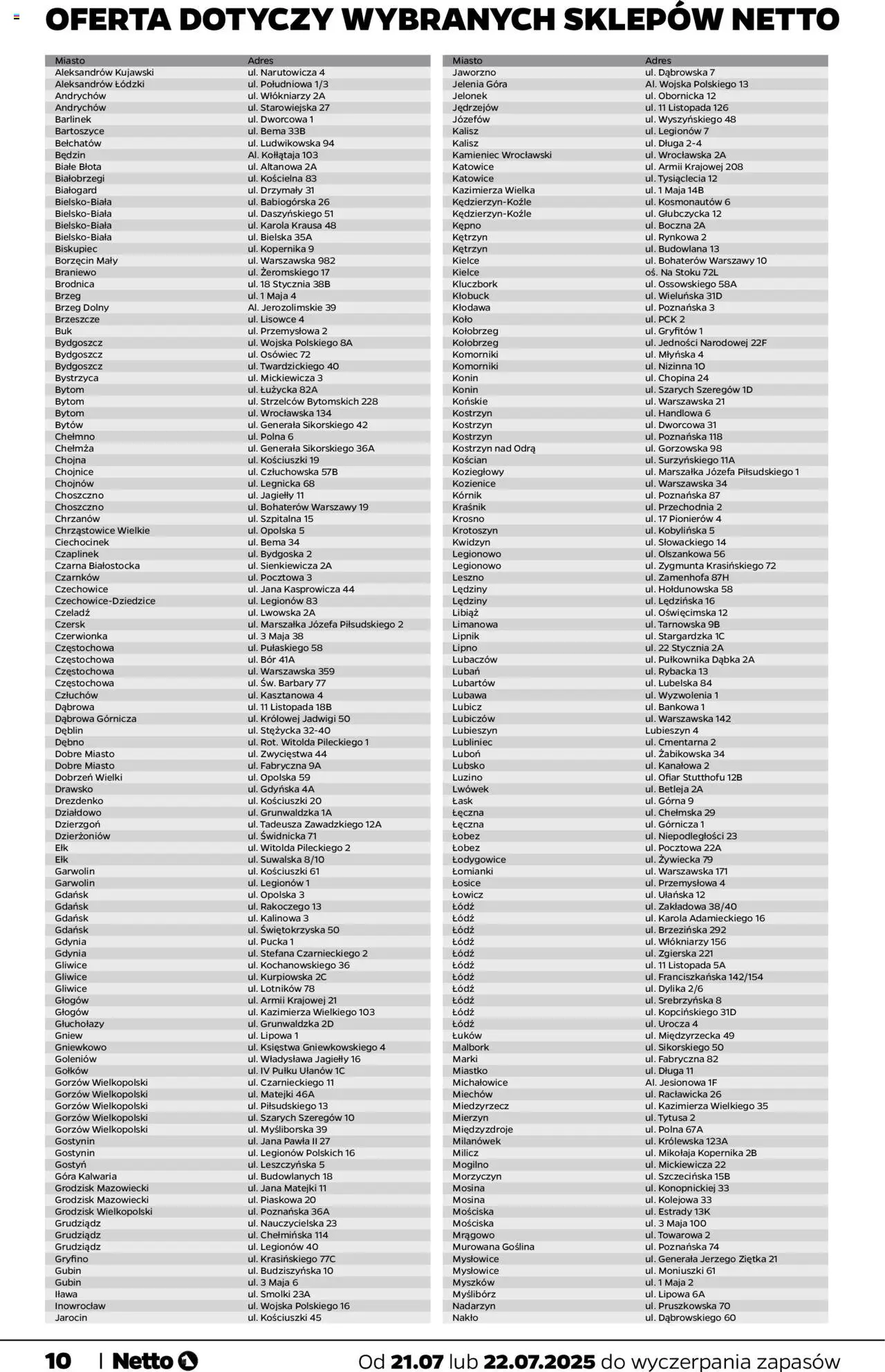 NETTO Katalog Ogród ważna od  21.07.2025 do 26.07.2025 strona 10