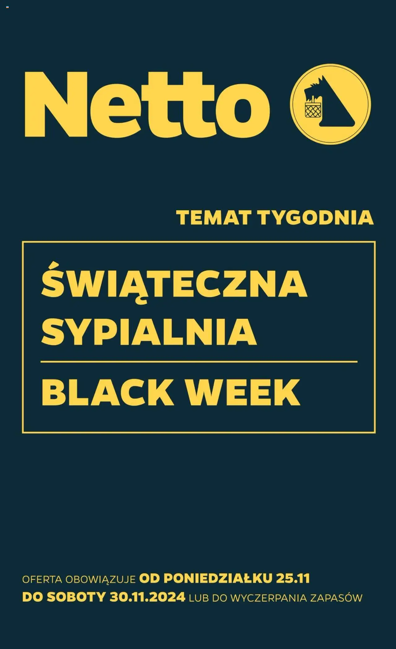 Netto Non Food BLACK FRIDAY Gazetka ważna  od 25.11.2024 do 30.11.2024 strona 1