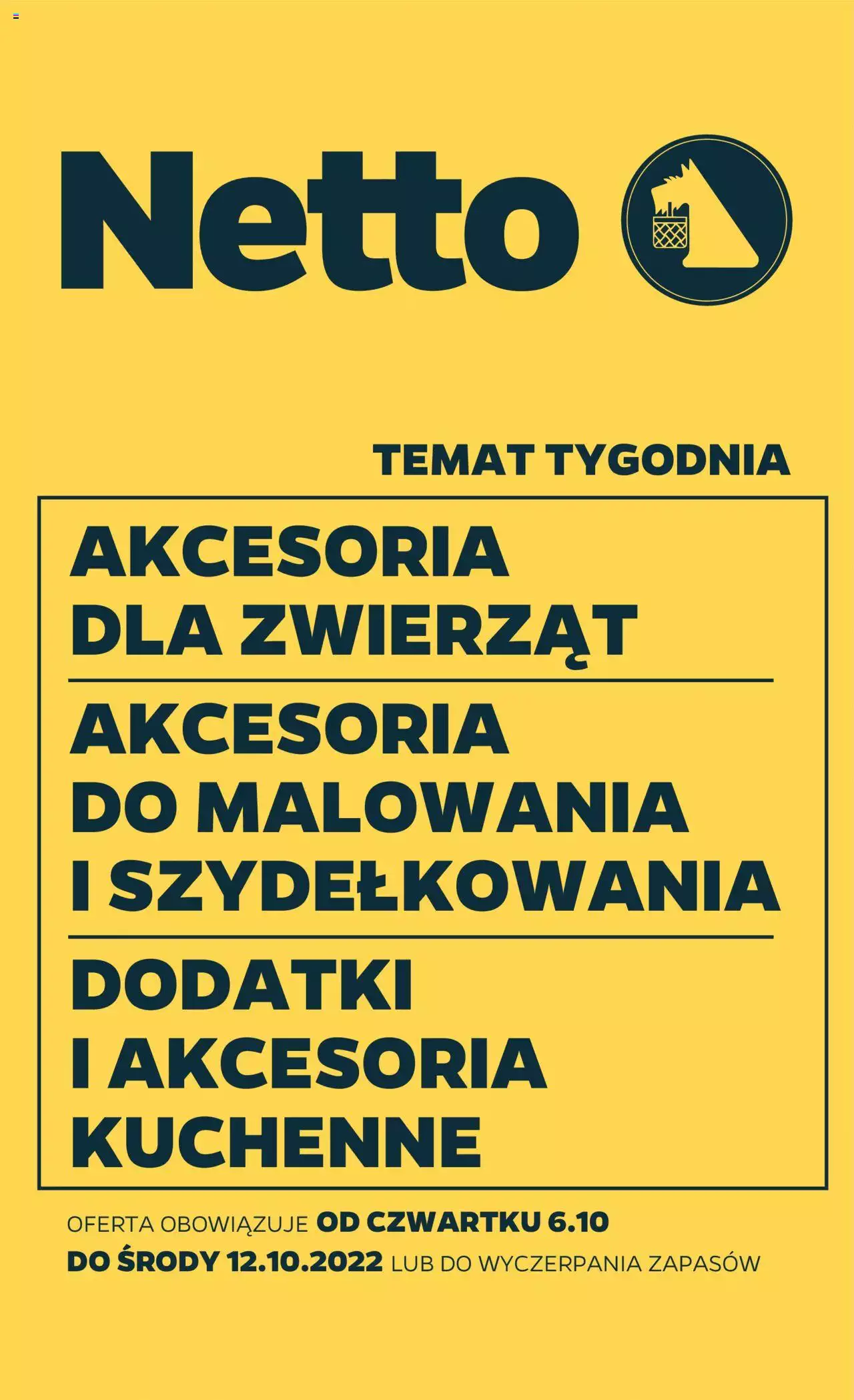 NETTO Non Food gazetka ważna od 06.10.2022 do 12.10.2022 strona 1