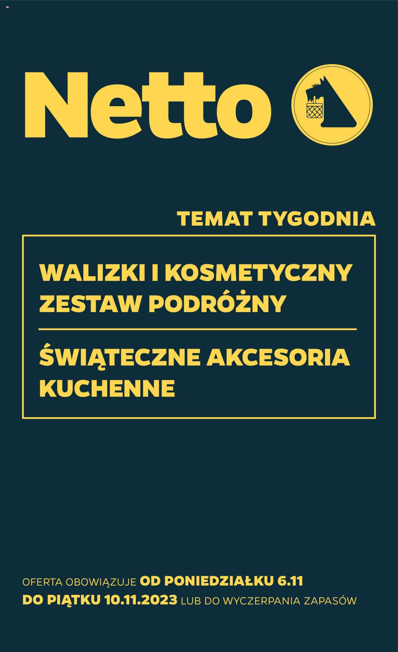 Netto Non Food gazetka ważna od 06.11.2023 do 10.11.2023 strona 1