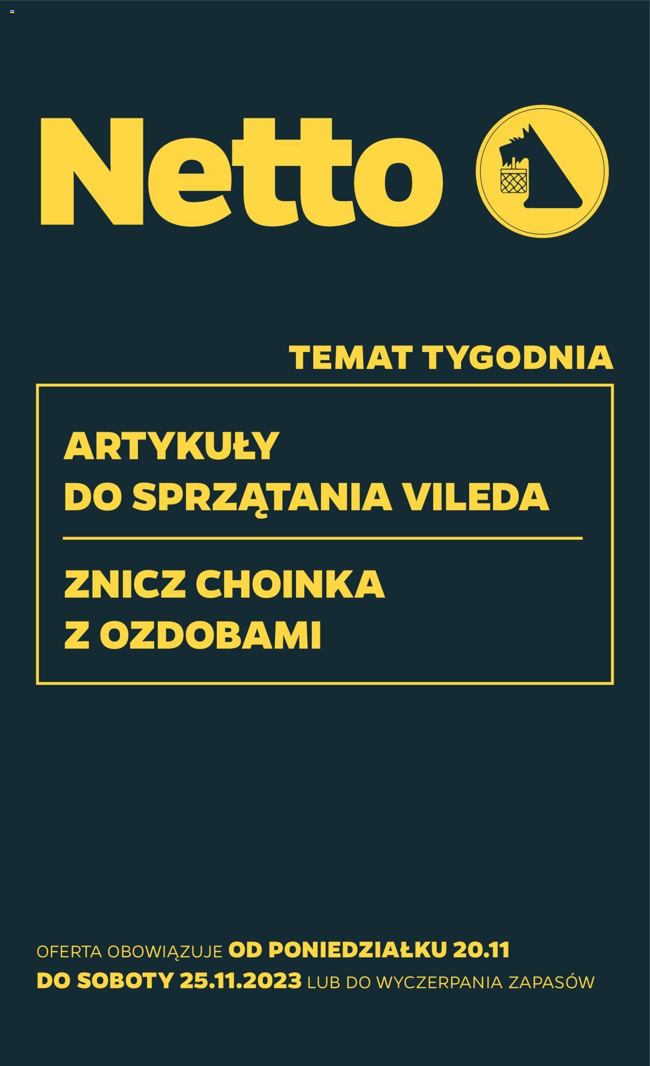 Netto Non Food gazetka ważna  od 20.11.2023 do  25.11.2023 strona 1