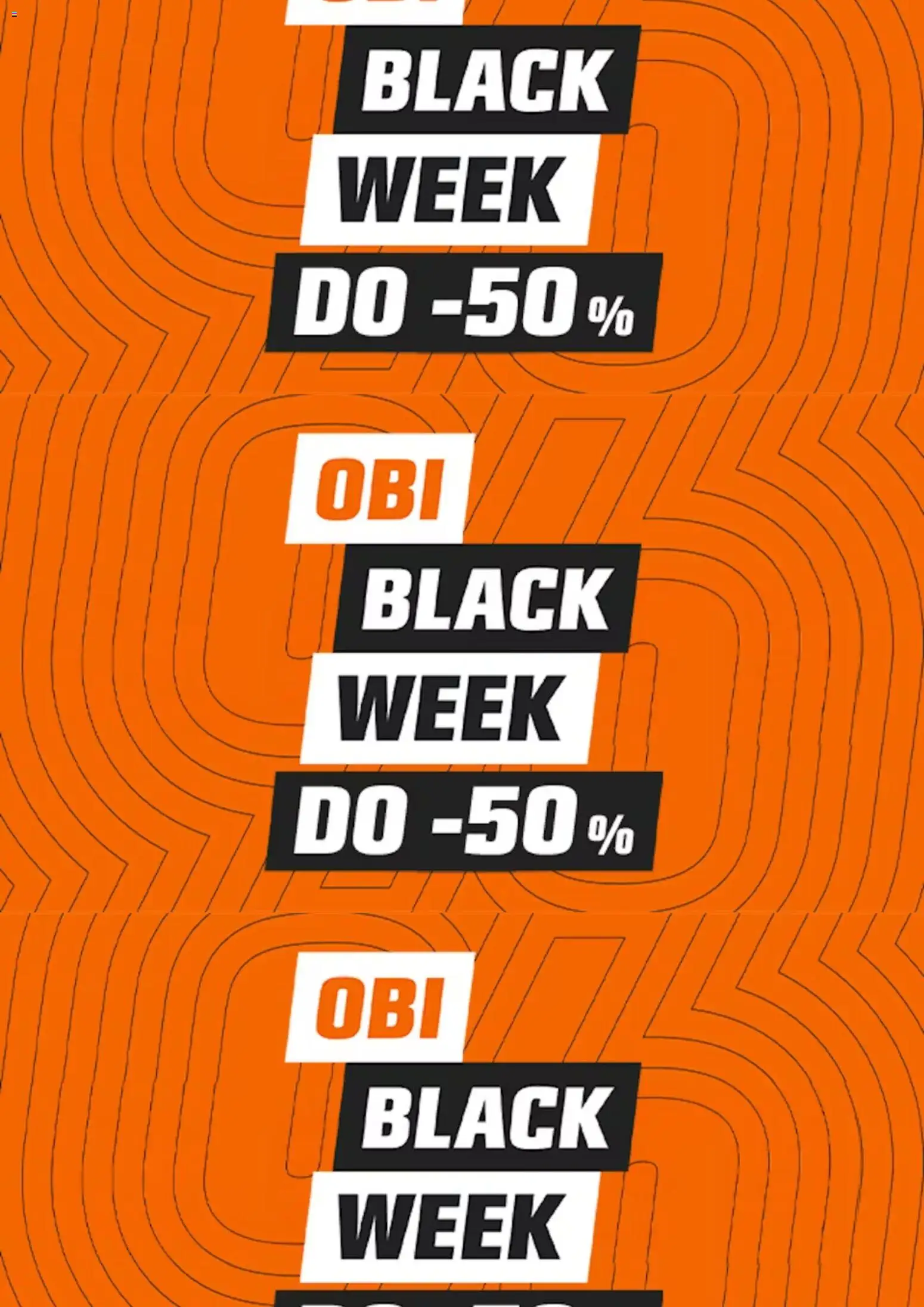 OBI BLACK FRIDAY Gazetka ważna od  24.11.2025 do  01.12.2025 strona 1