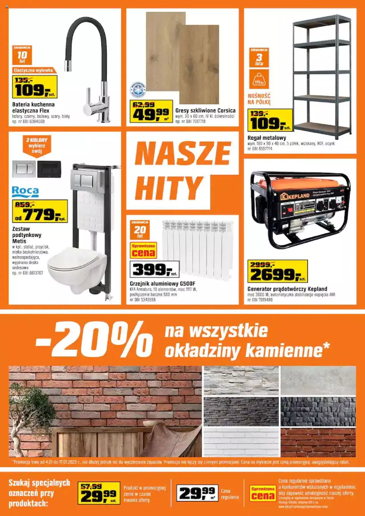 OBI gazetka ważna od 04.01.2023 do 17.01.2023 strona 12