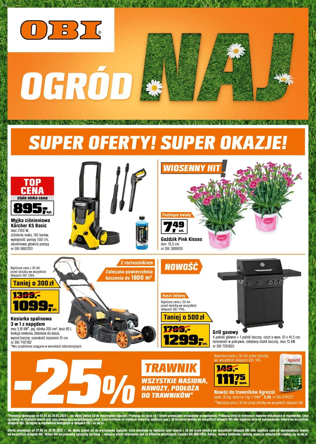 OBI Gazetka ważna od 07.05.2025 do 20.05.2025 strona 1