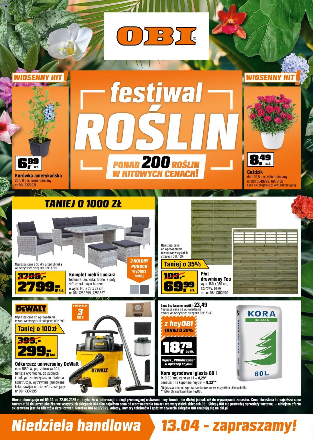 OBI  Gazetka ważna od 09.04.2025 do 22.04.2025 strona 1