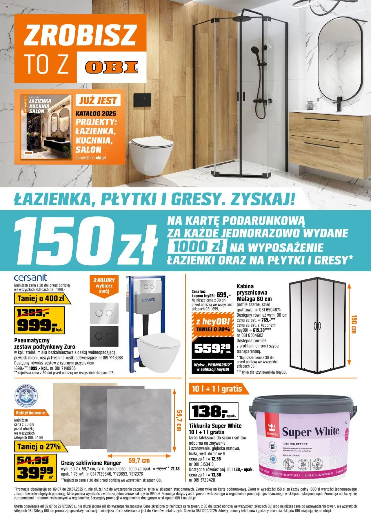 OBI  Gazetka ważna od 09.07.2025 do 29.07.2025 strona 1