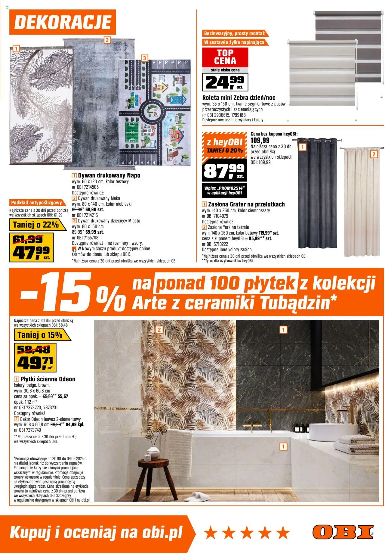 OBI Gazetka ważna od 20.08.2025 do 09.09.2025 strona 3