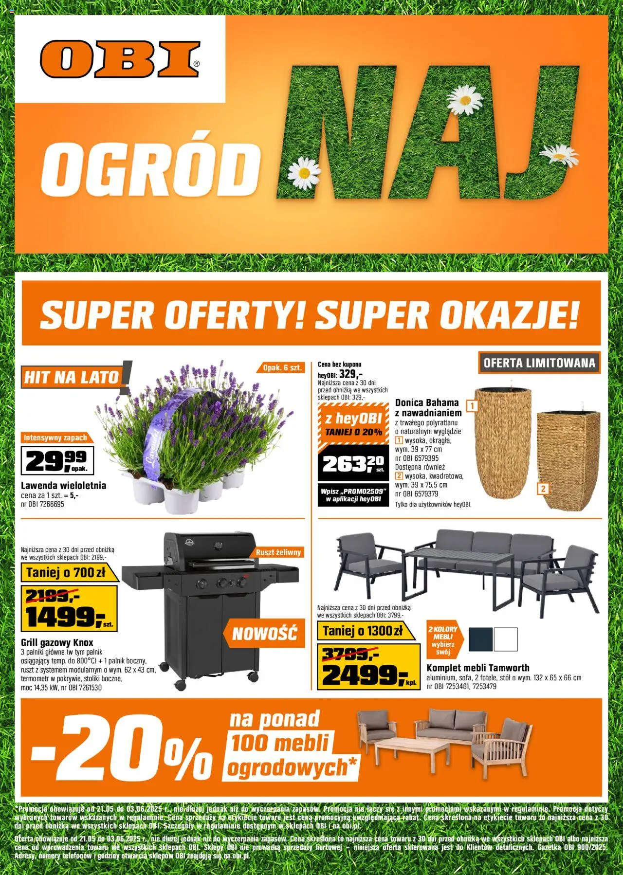 OBI Gazetka ważna od 21.05.2025 do 03.06.2025 strona 1