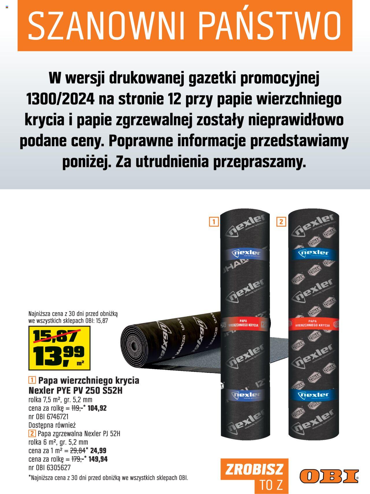 OBI Gazetka ważna od  21.08.2024 do 10.09.2024 strona 18