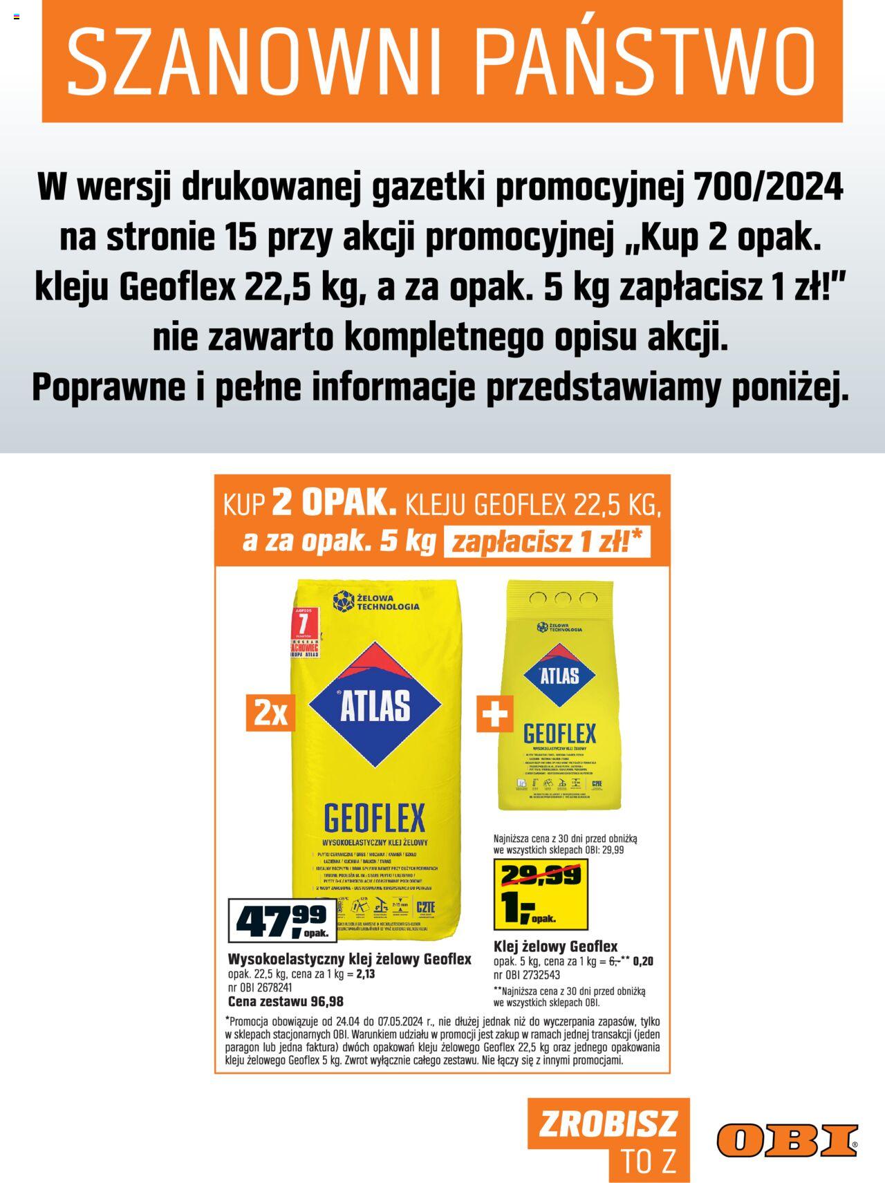 OBI Gazetka ważna od 24.04.2024 do 07.05.2024 strona 18