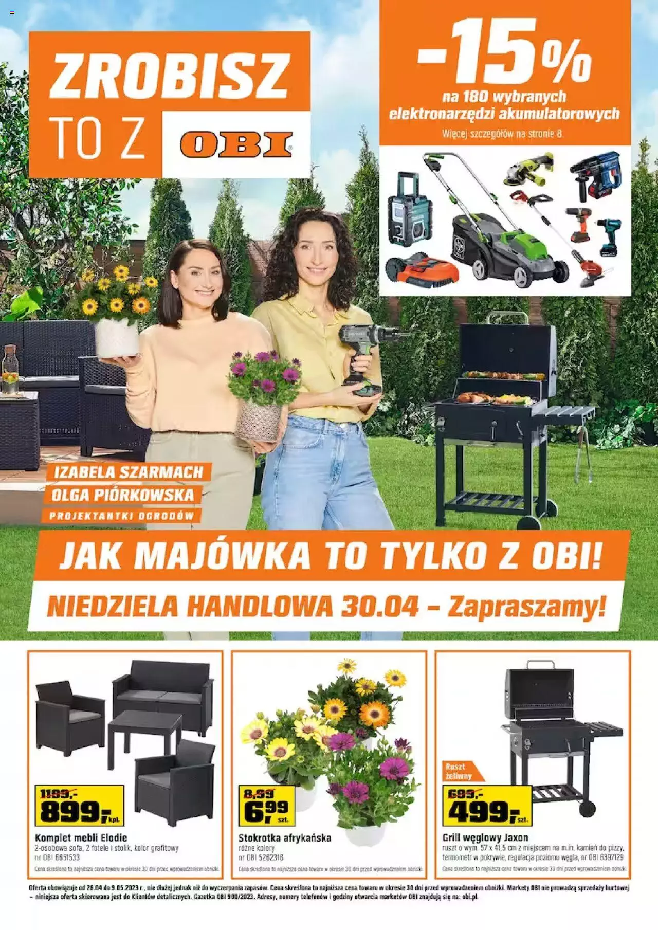 OBI Gazetka ważna od  26.04.2023 do 09.05.2023 strona 1