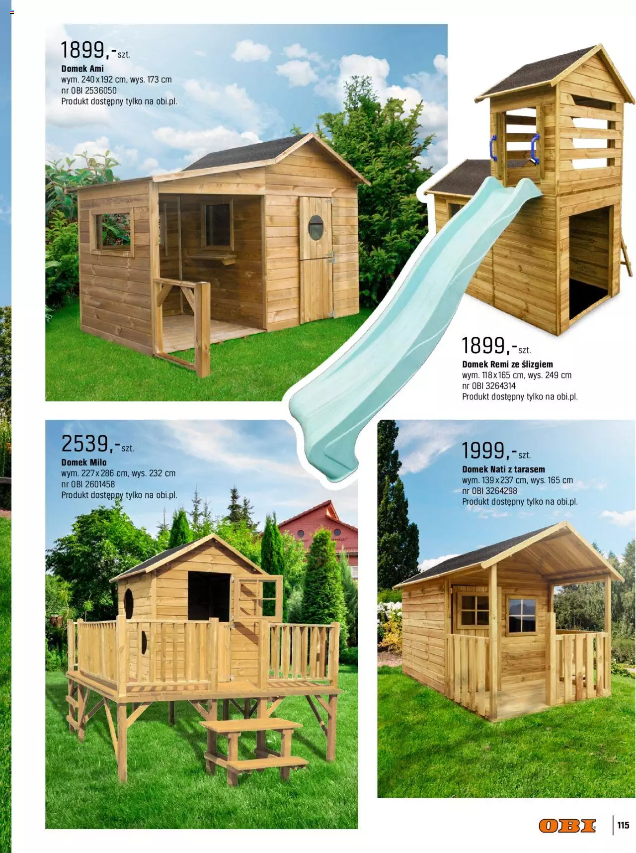 OBI Katalog Ogród Taras Balkon gazetka ważna od 30.03.2022 do 31.08.2022 strona 115