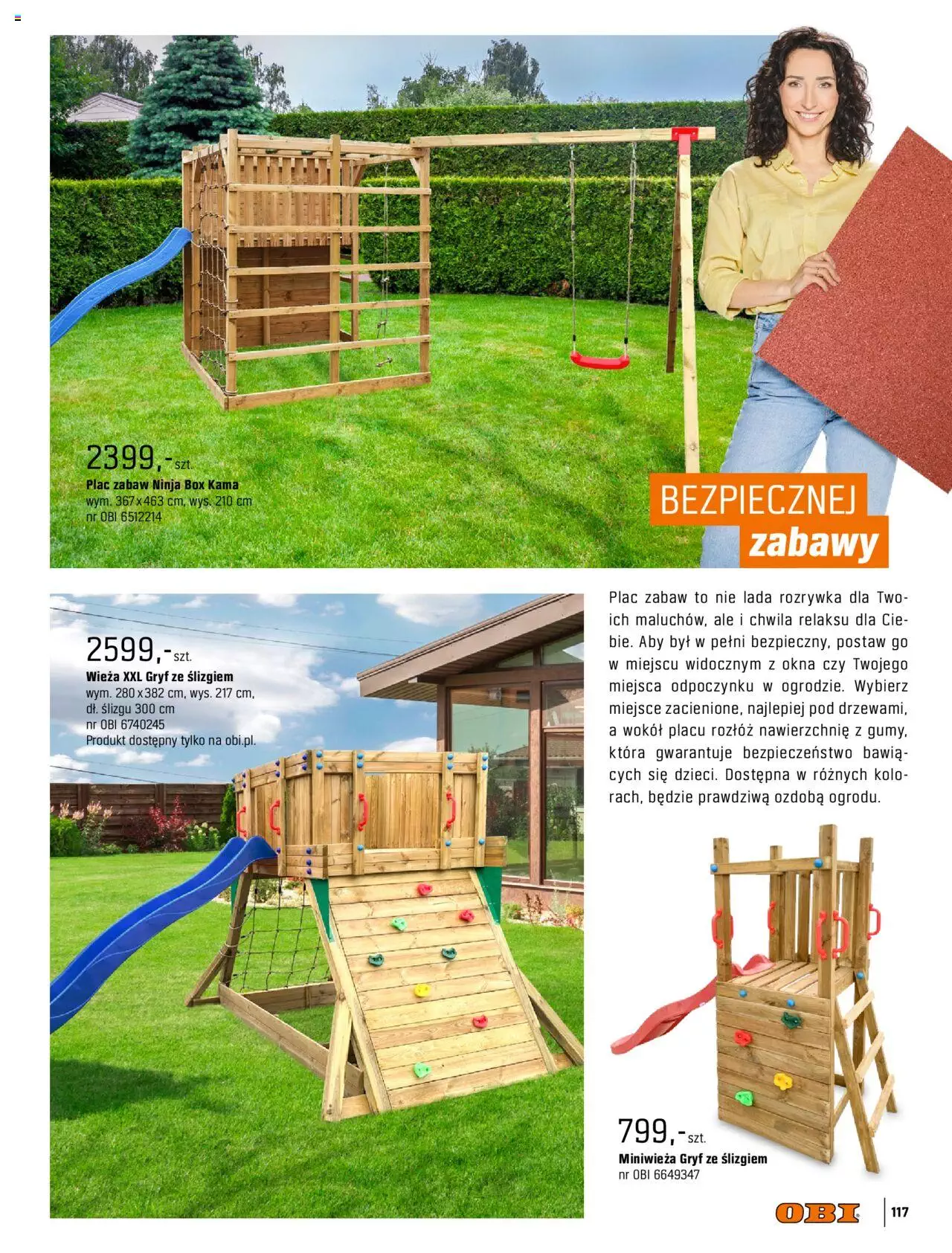 OBI Katalog Ogród Taras Balkon gazetka ważna od 30.03.2022 do 31.08.2022 strona 117