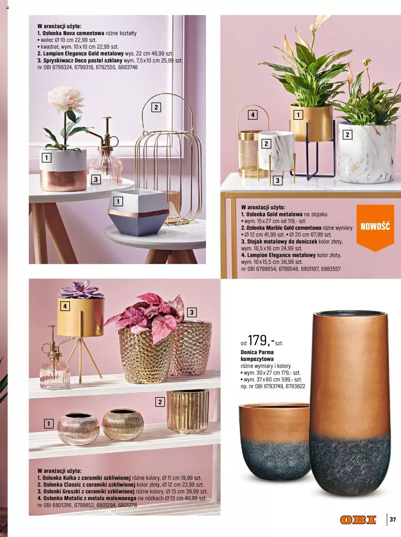 OBI Katalog Ogród Taras Balkon gazetka ważna od 30.03.2022 do 31.08.2022 strona 37