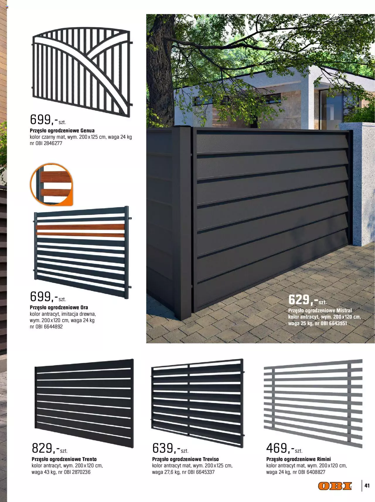 OBI Katalog Ogród Taras Balkon gazetka ważna od 30.03.2022 do 31.08.2022 strona 41