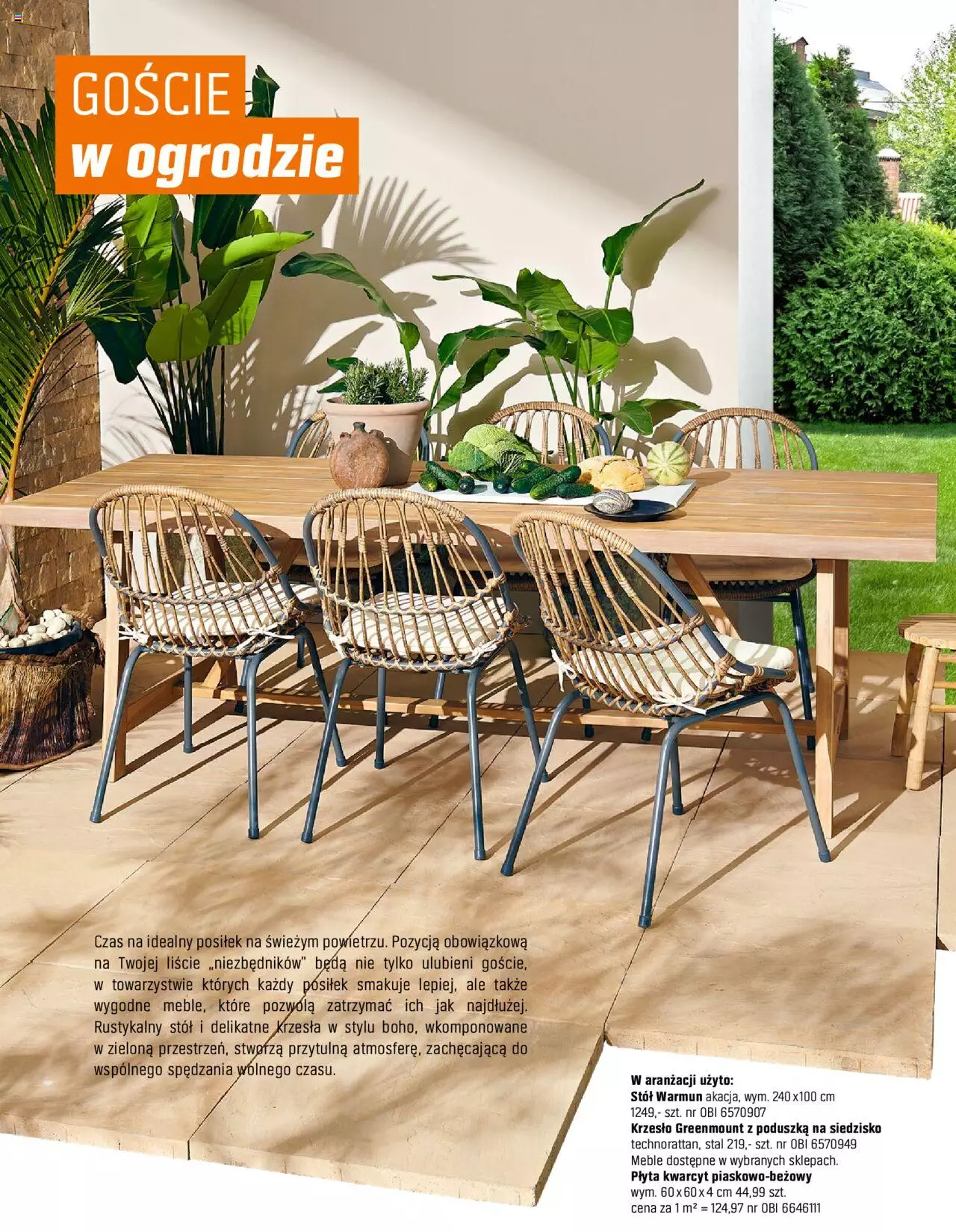 OBI Katalog Ogród Taras Balkon gazetka ważna od 30.03.2022 do 31.08.2022 strona 48