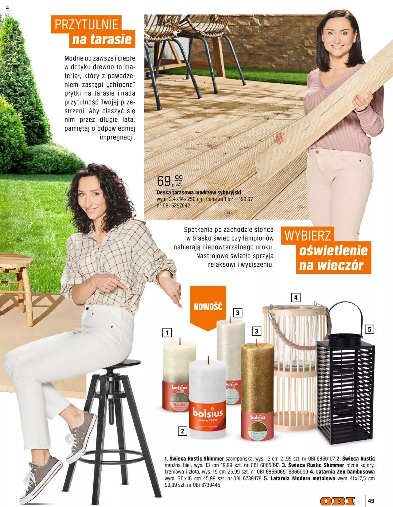 OBI Katalog Ogród Taras Balkon gazetka ważna od 30.03.2022 do 31.08.2022 strona 49