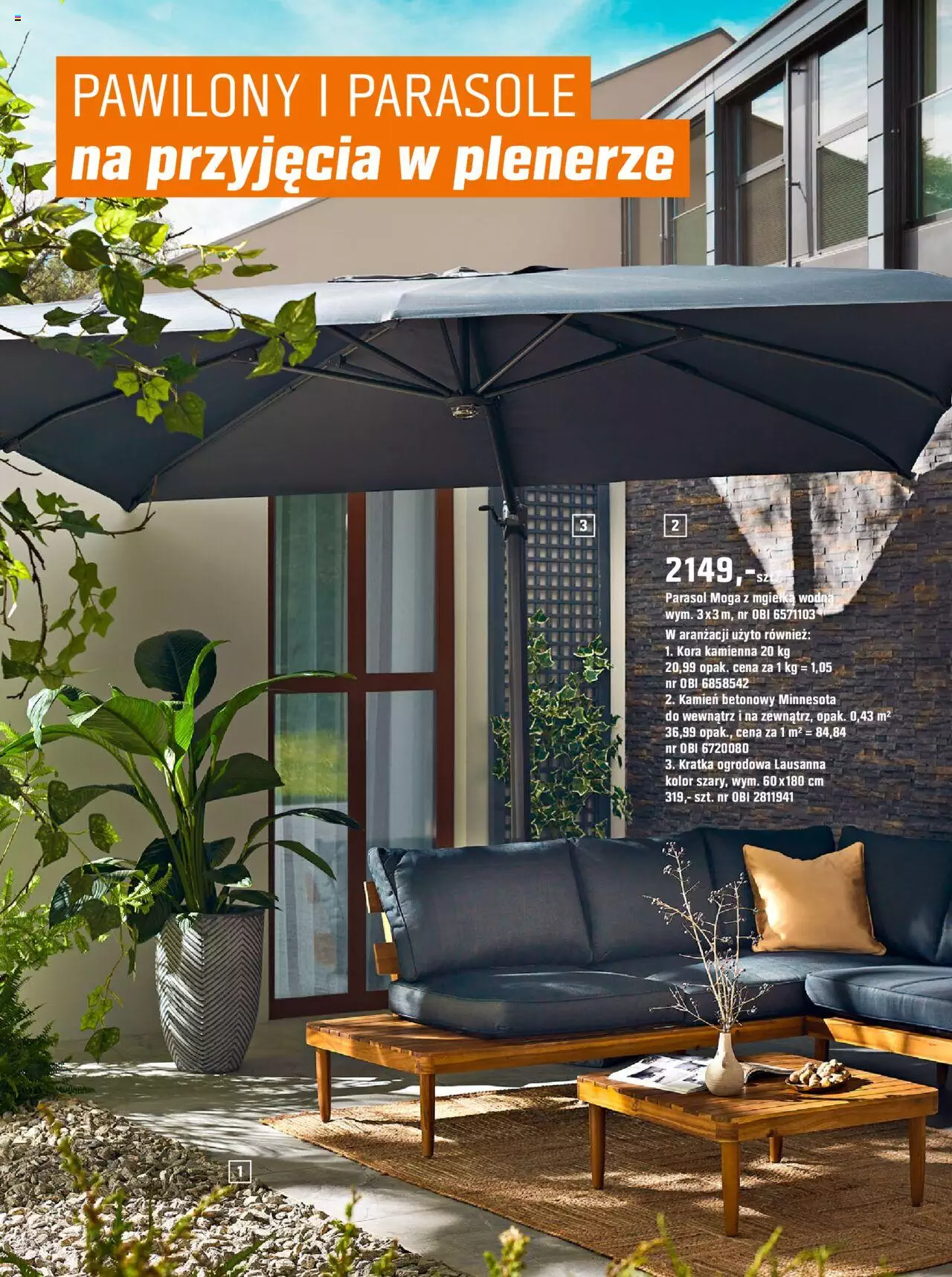 OBI Katalog Ogród Taras Balkon gazetka ważna od 30.03.2022 do 31.08.2022 strona 62
