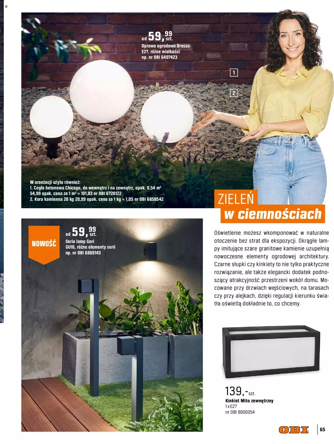 OBI Katalog Ogród Taras Balkon gazetka ważna od 30.03.2022 do 31.08.2022 strona 65