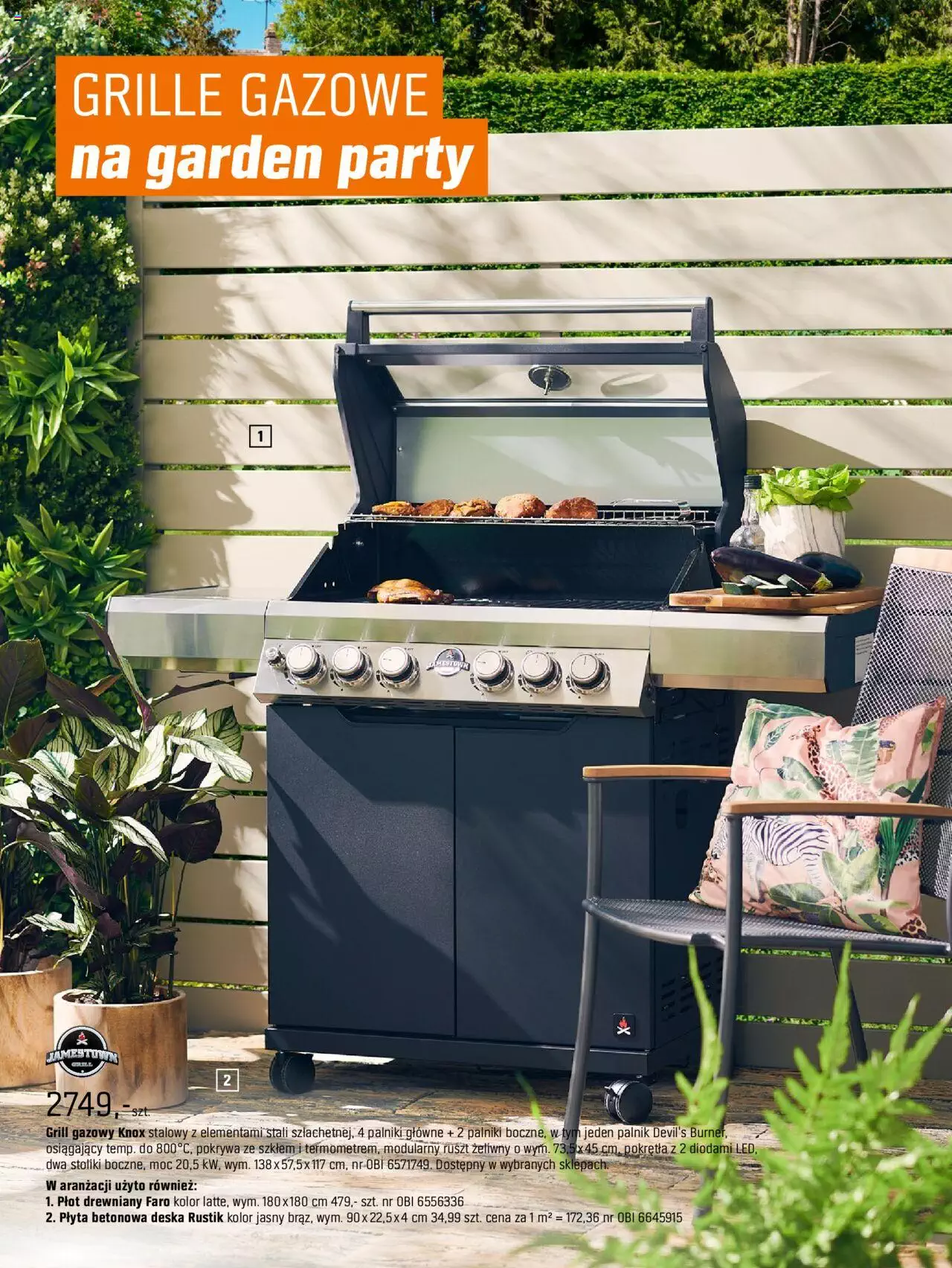 OBI Katalog Ogród Taras Balkon gazetka ważna od 30.03.2022 do 31.08.2022 strona 72
