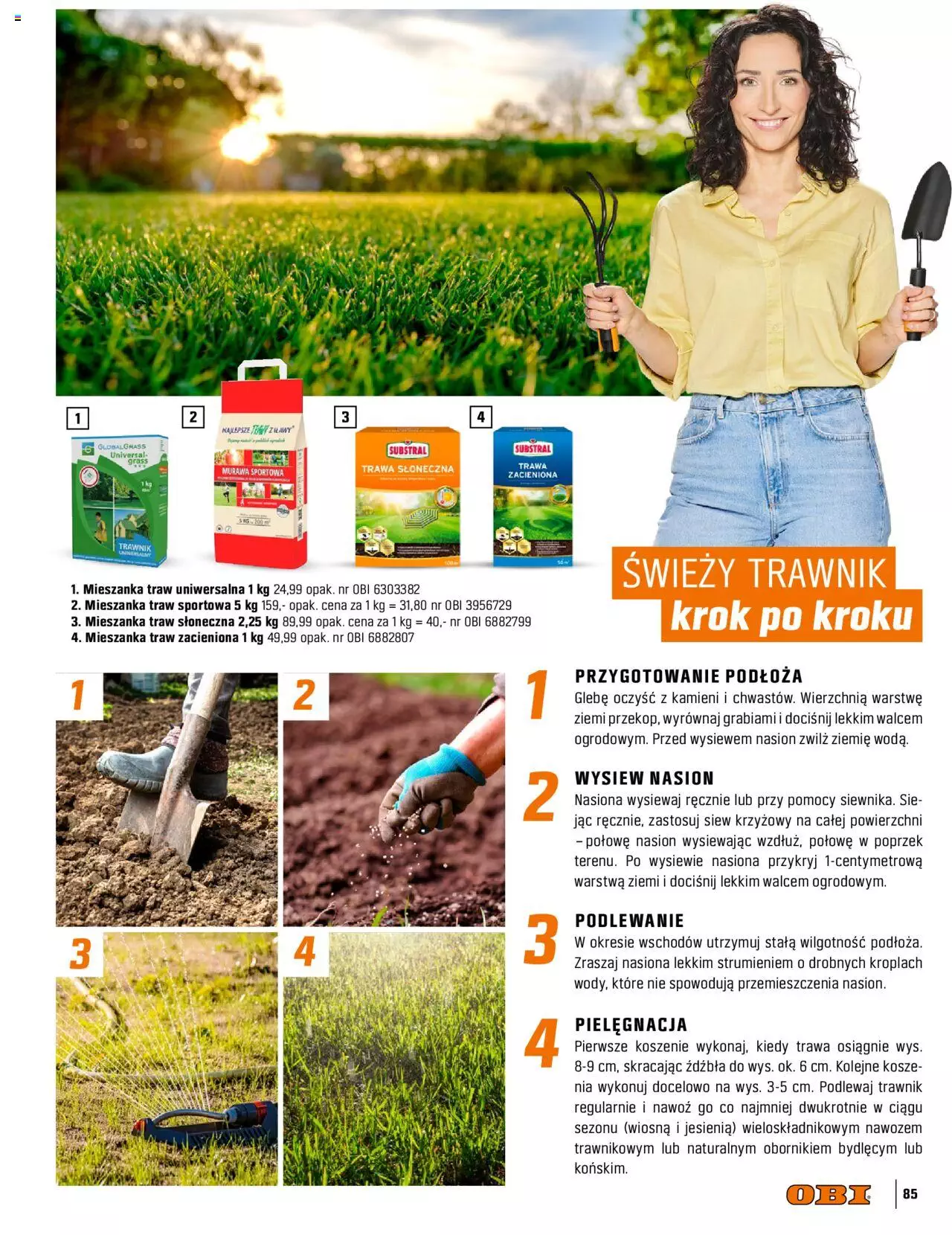 OBI Katalog Ogród Taras Balkon gazetka ważna od 30.03.2022 do 31.08.2022 strona 85