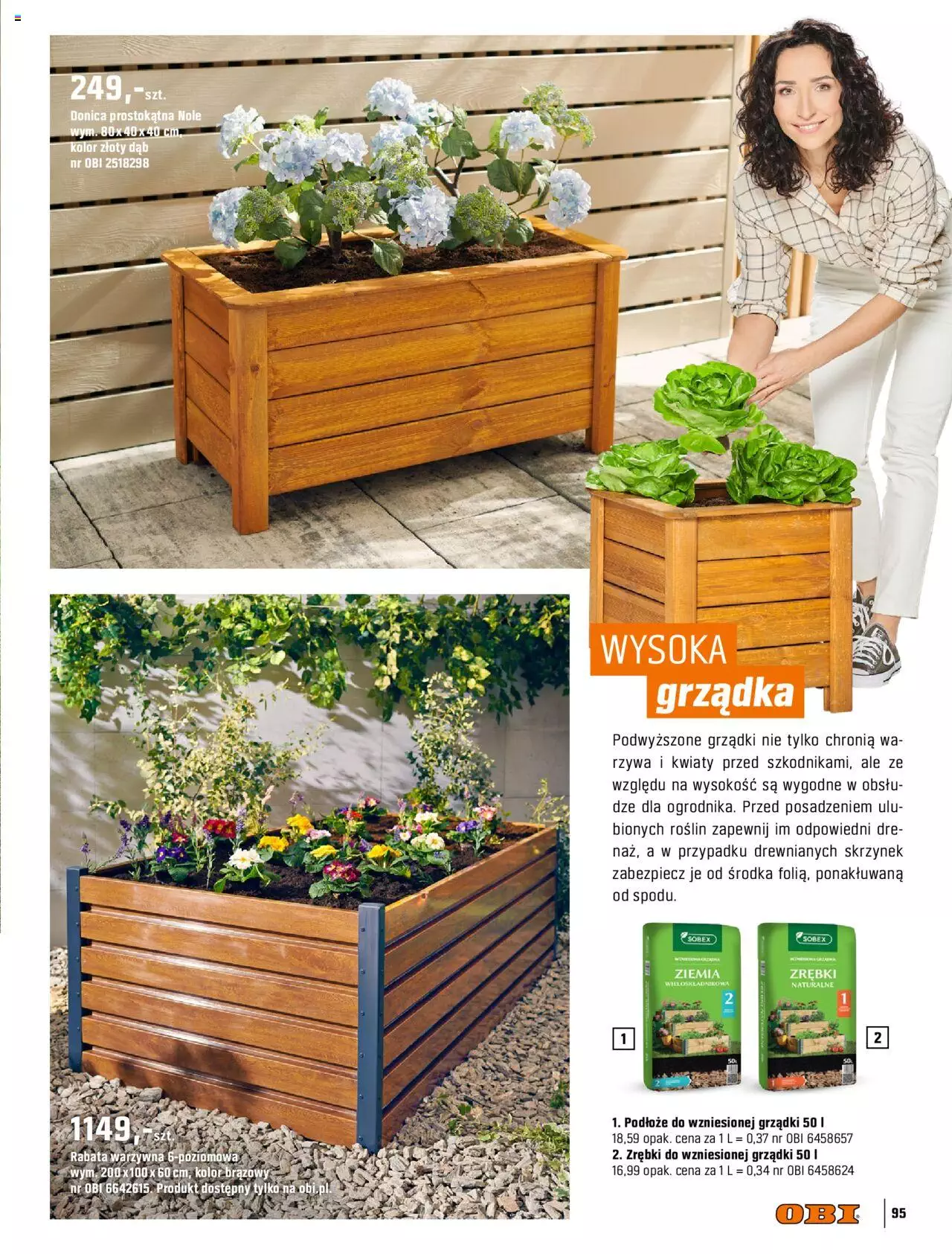 OBI Katalog Ogród Taras Balkon gazetka ważna od 30.03.2022 do 31.08.2022 strona 95
