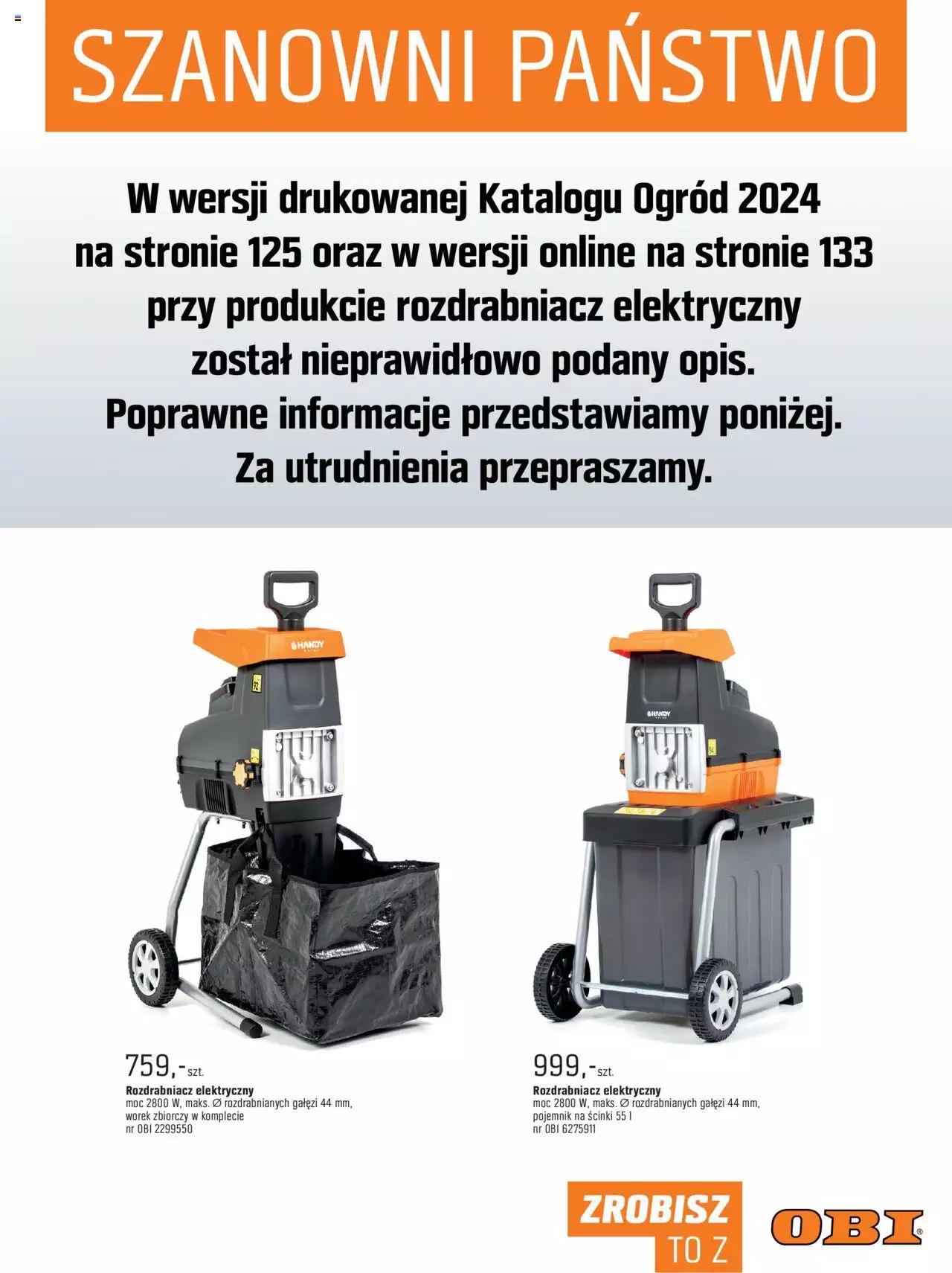 OBI Ogród Gazetka ważna od 11.03.2024 do 31.05.2024 strona 165