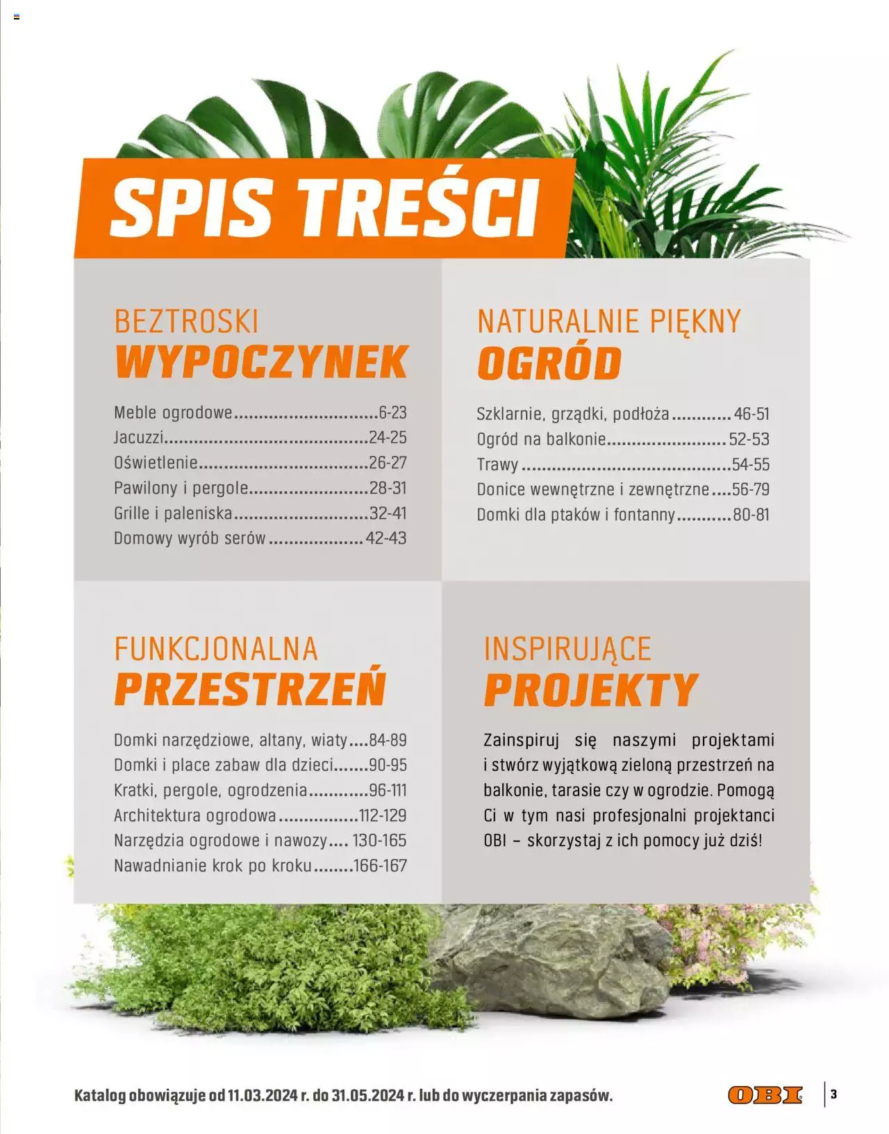 OBI Ogród Gazetka ważna od 11.03.2024 do 31.05.2024 strona 3