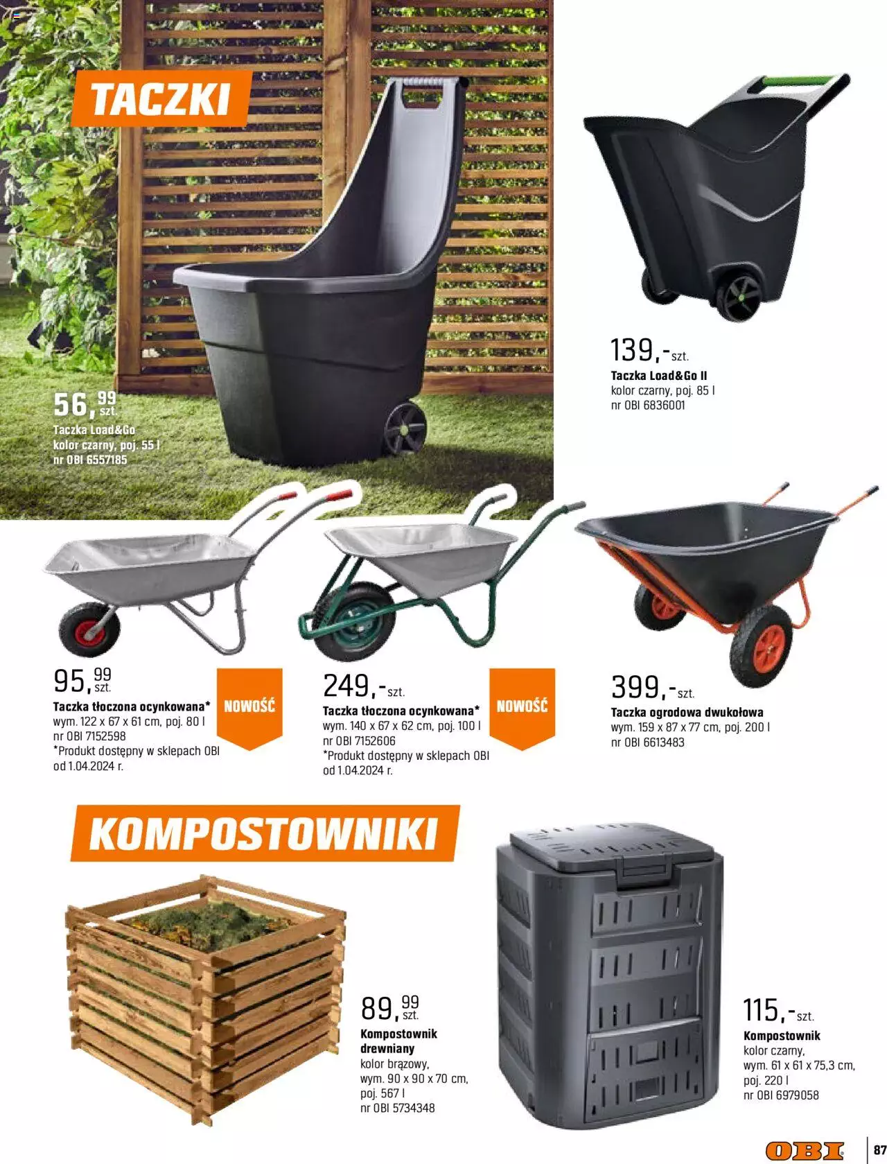 OBI Ogród Gazetka ważna od 11.03.2024 do 31.05.2024 strona 81
