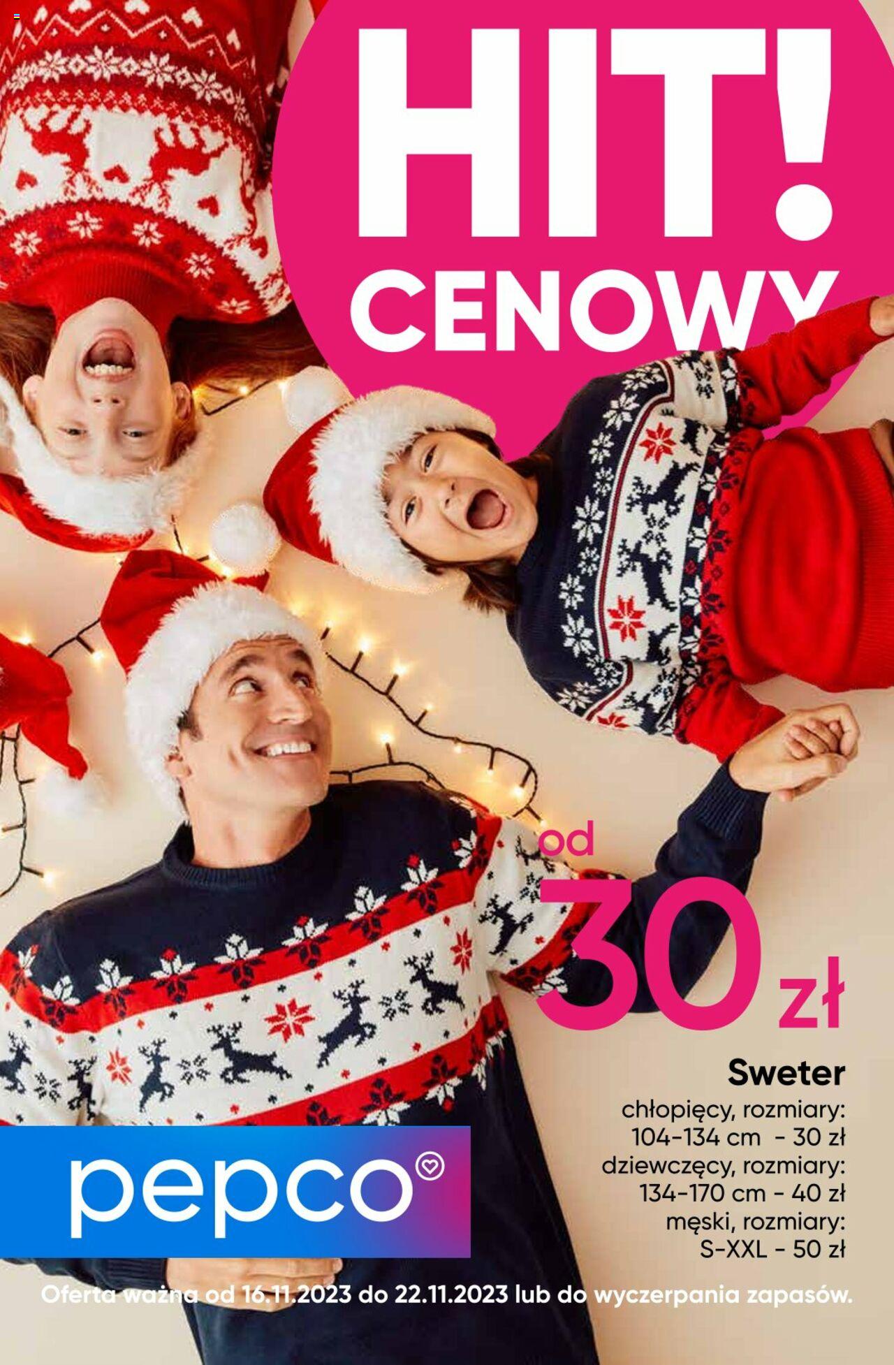 Pepco gazetka ważna od 16.11.2023 do 22.11.2023 strona 1