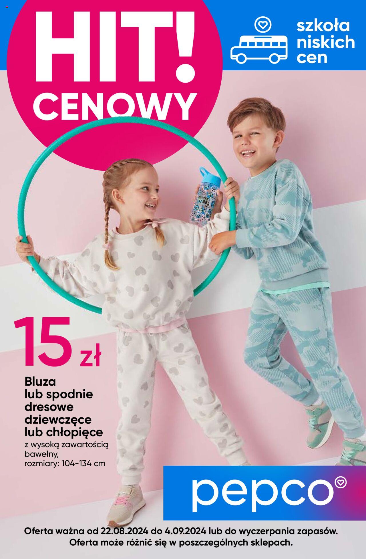 PEPCO gazetka ważna od 22.08.2024 do 04.09.2024 strona 1