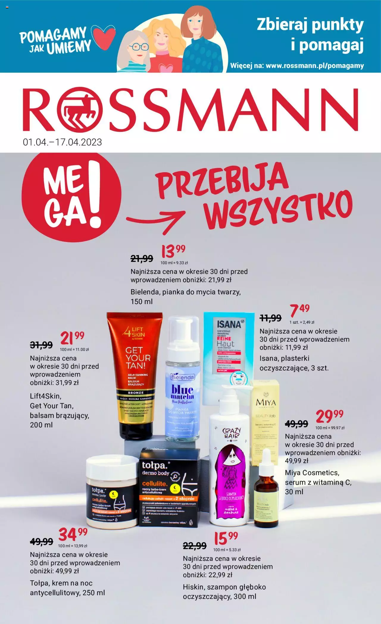 Rossmann gazetka ważna od 01.04.2023 do 17.04.2023 strona 1