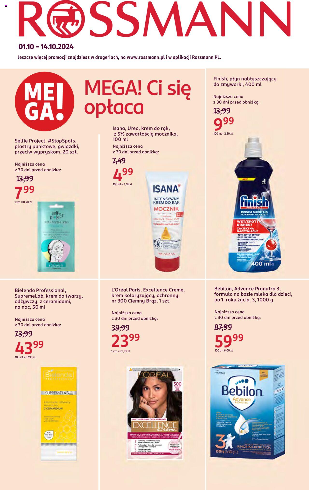 Rossmann gazetka ważna od 01.10.2024 do 14.10.2024 strona 1