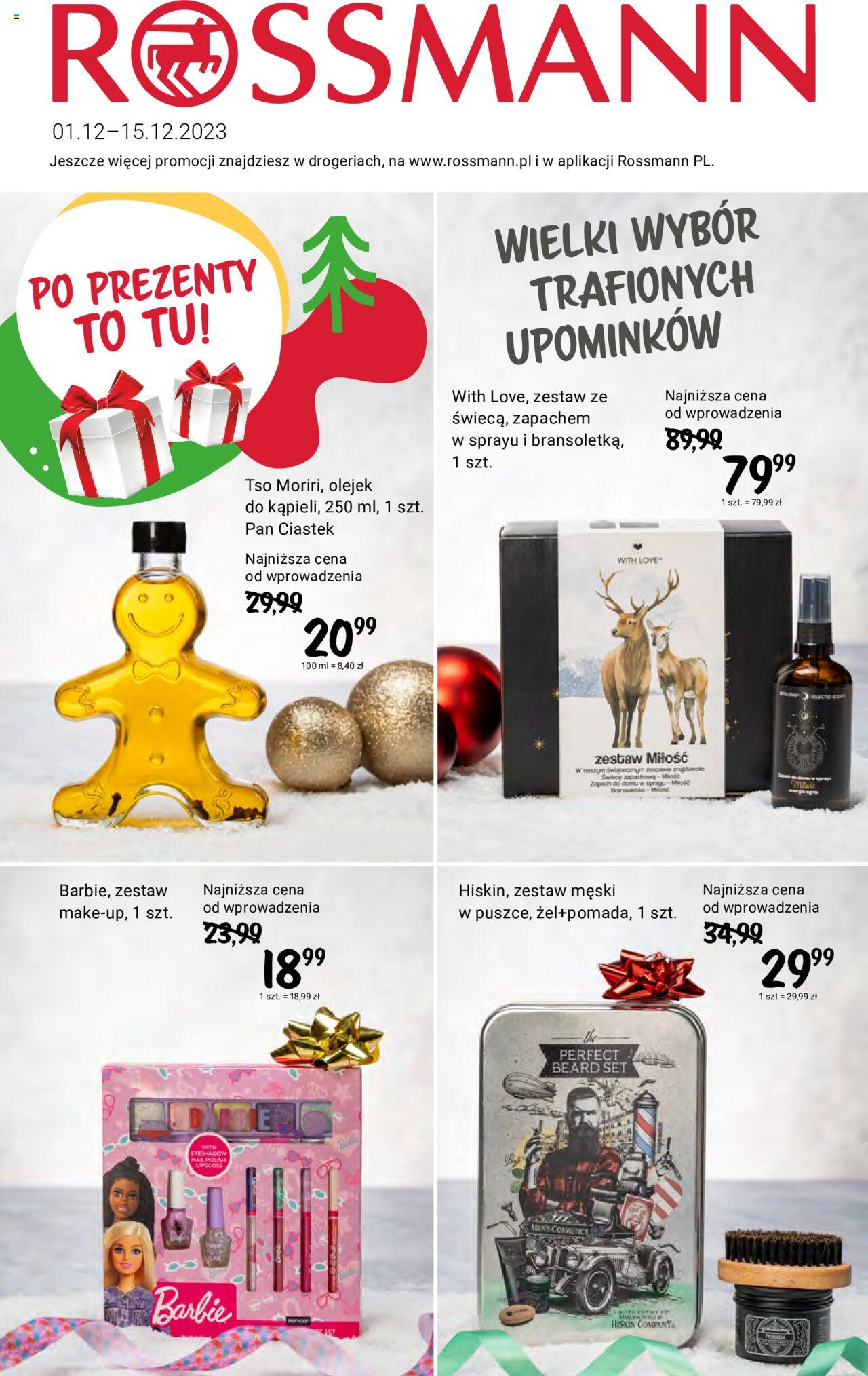 Rossmann gazetka ważna od 01.12.2023 do 15.12.2023 strona 1