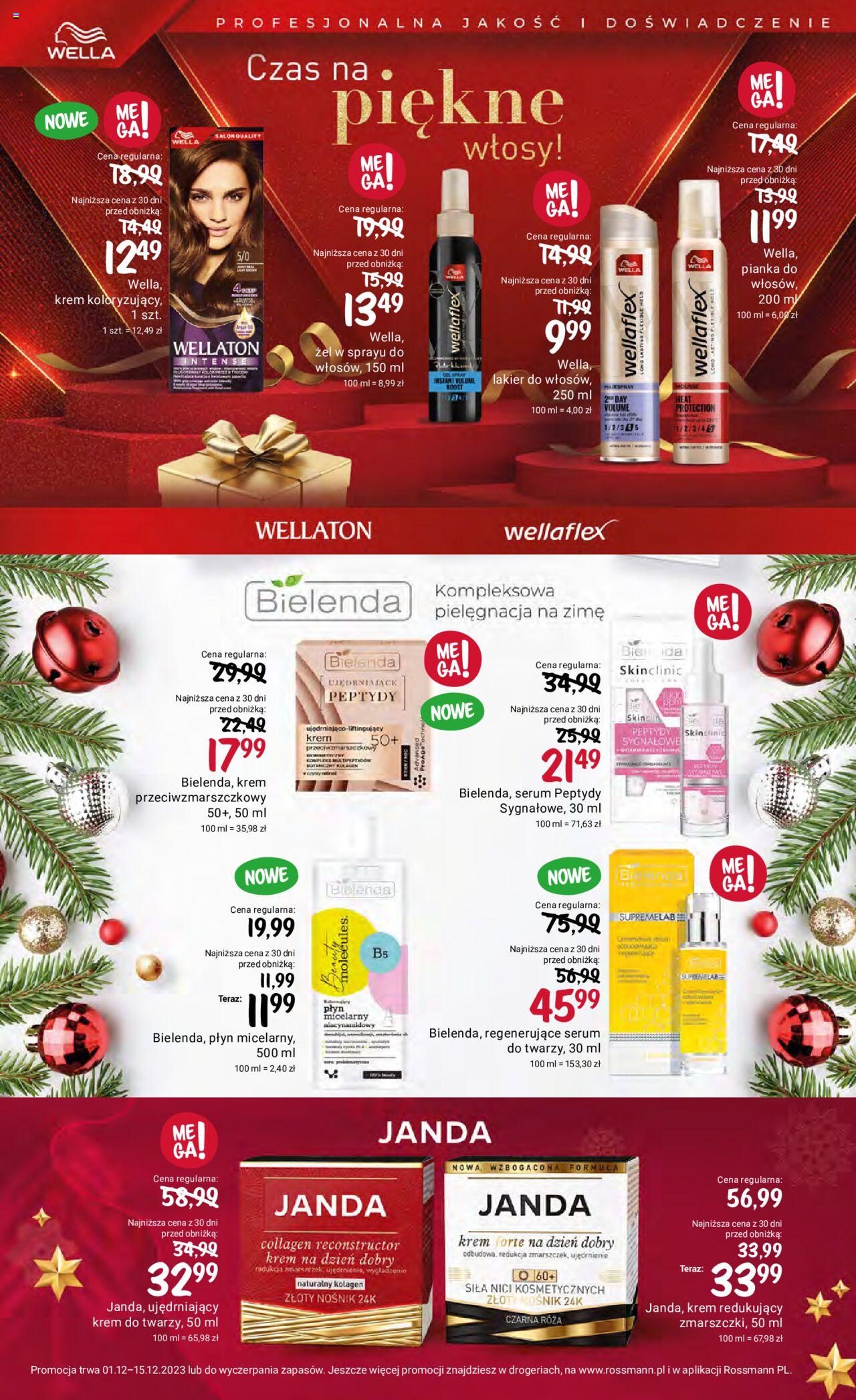 Rossmann gazetka ważna od 01.12.2023 do 15.12.2023 strona 15